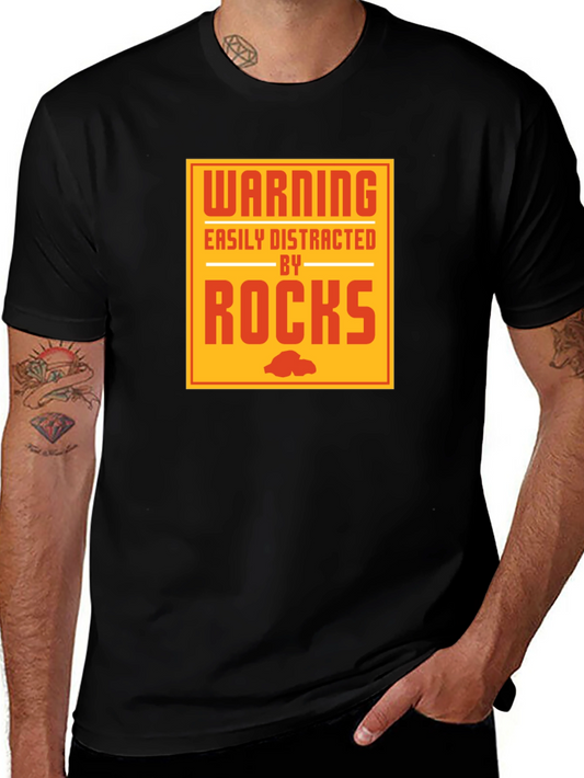 Warning Rocks Graphic Tee