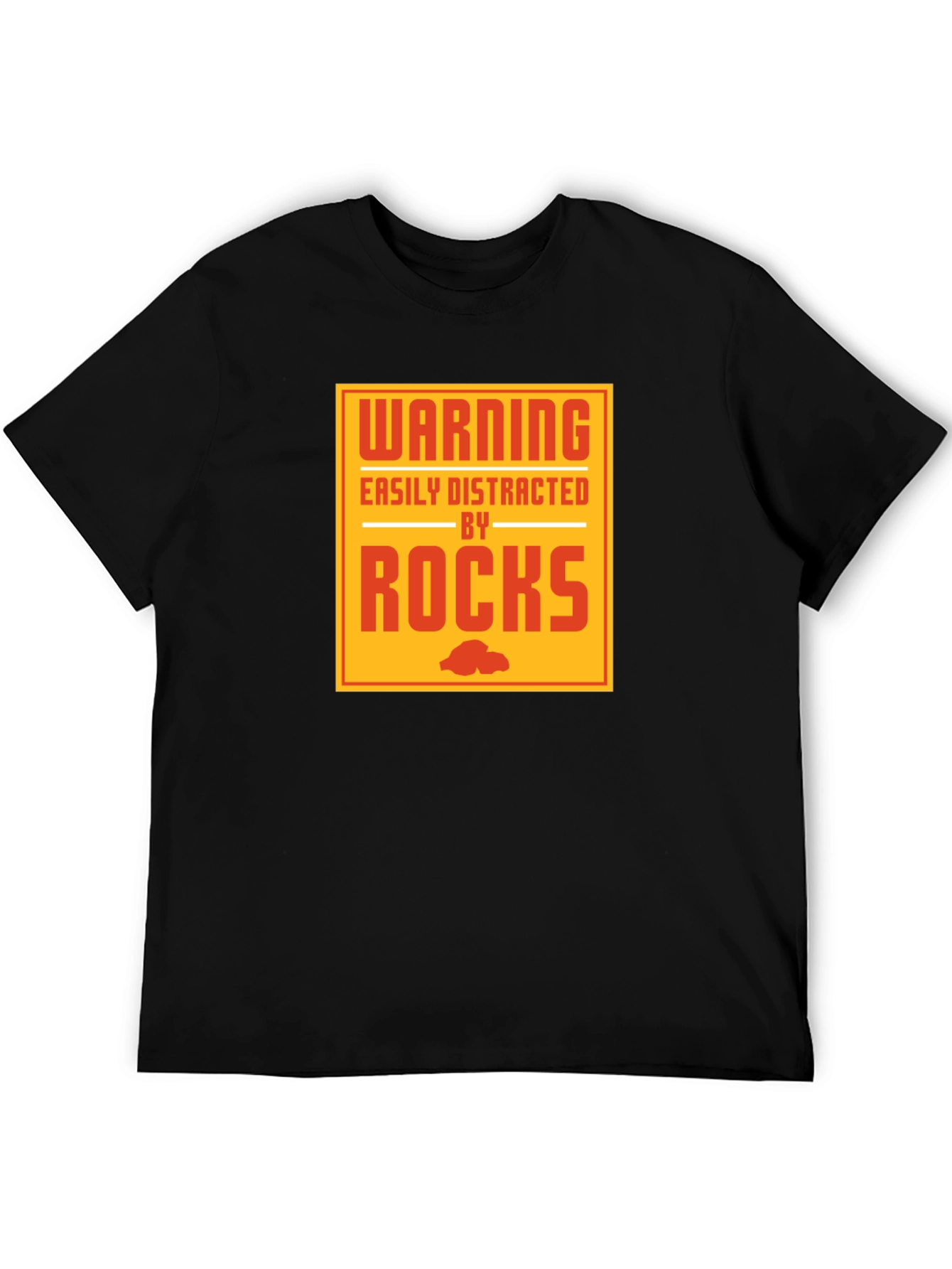 Warning Rocks Graphic Tee