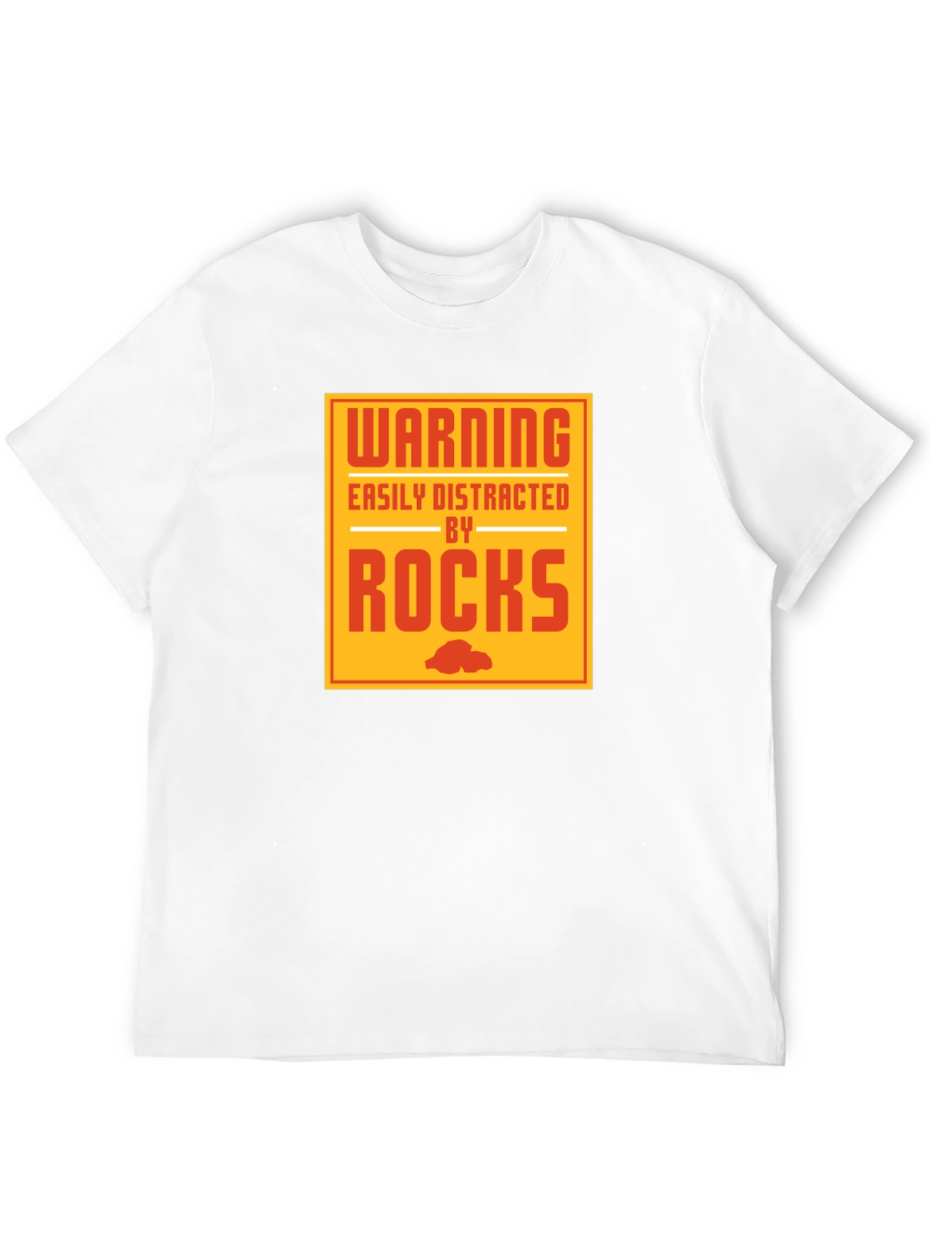 Warning Rocks Graphic Tee
