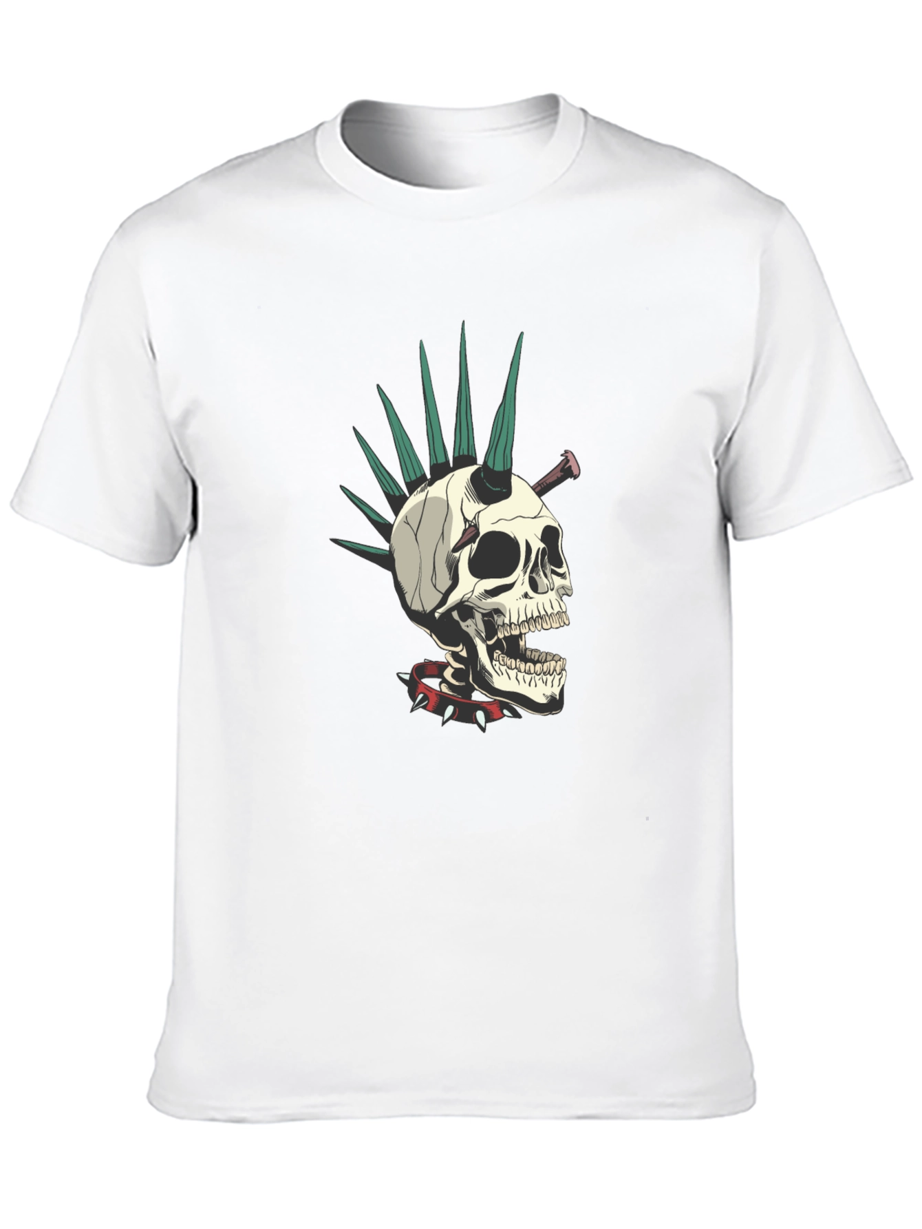 Punk Skull T-Shirt - Edgy Streetwear Tee