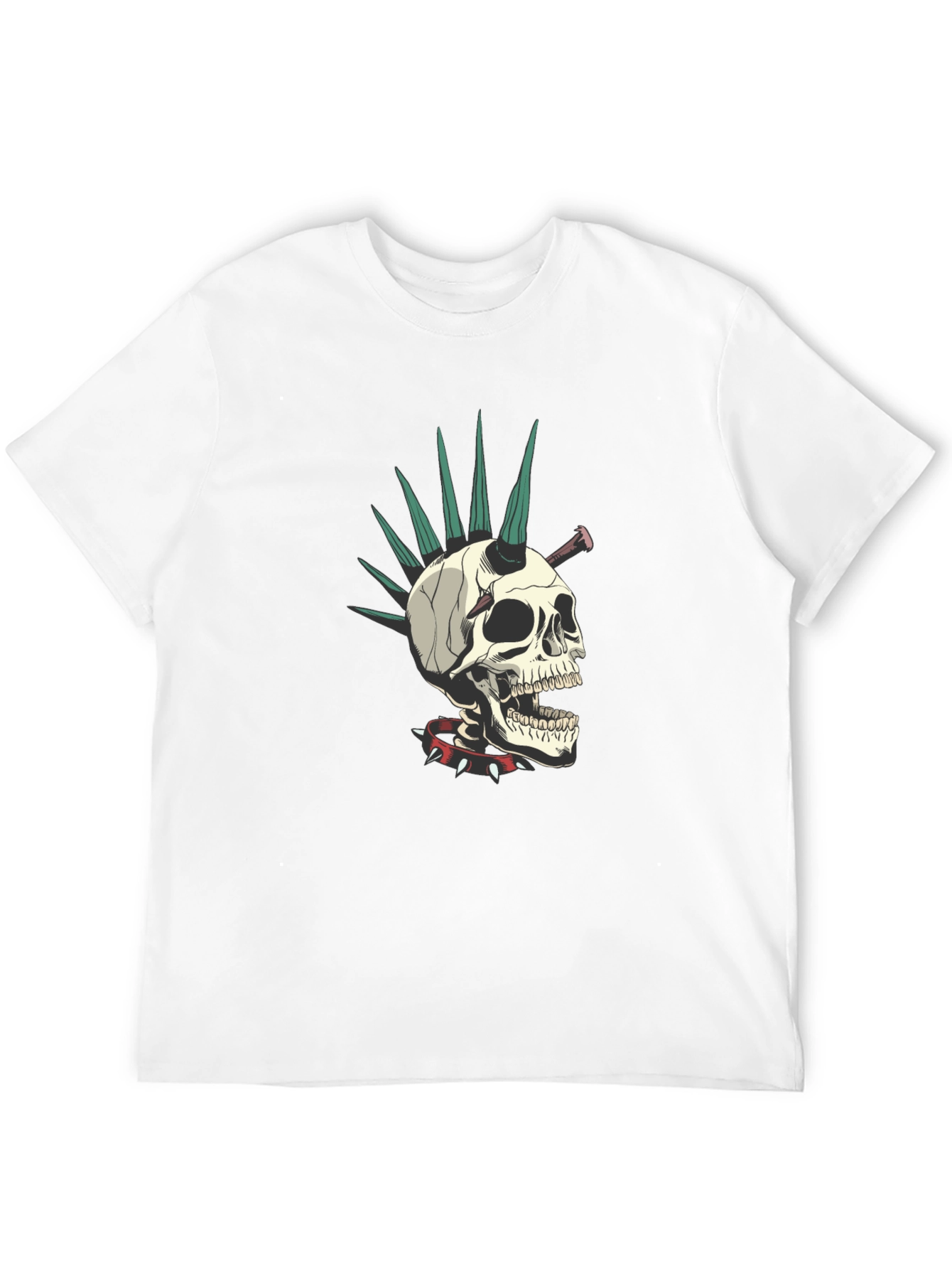 Punk Skull T-Shirt - Edgy Streetwear Tee
