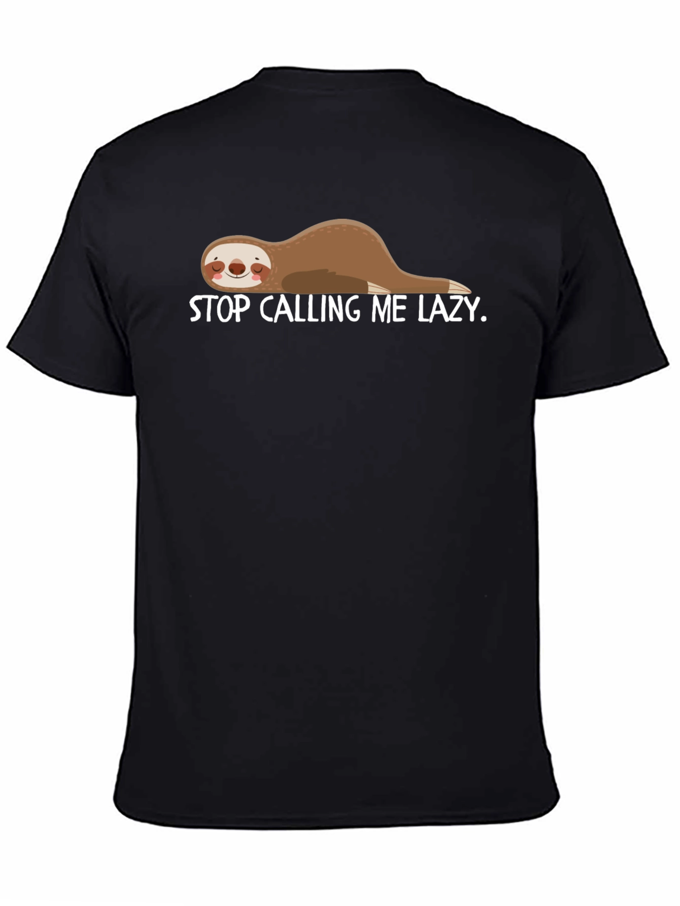 Lazy Sloth Graphic T-Shirt - Funny Casual Tee