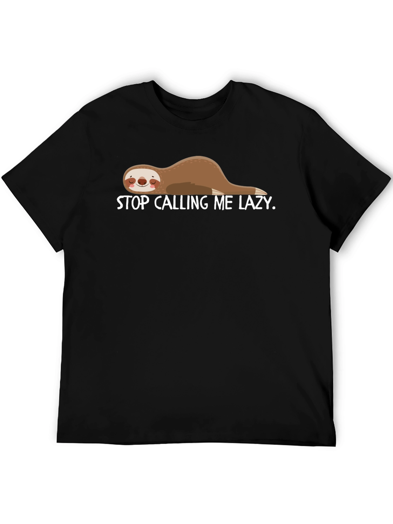Lazy Sloth Graphic T-Shirt - Funny Casual Tee