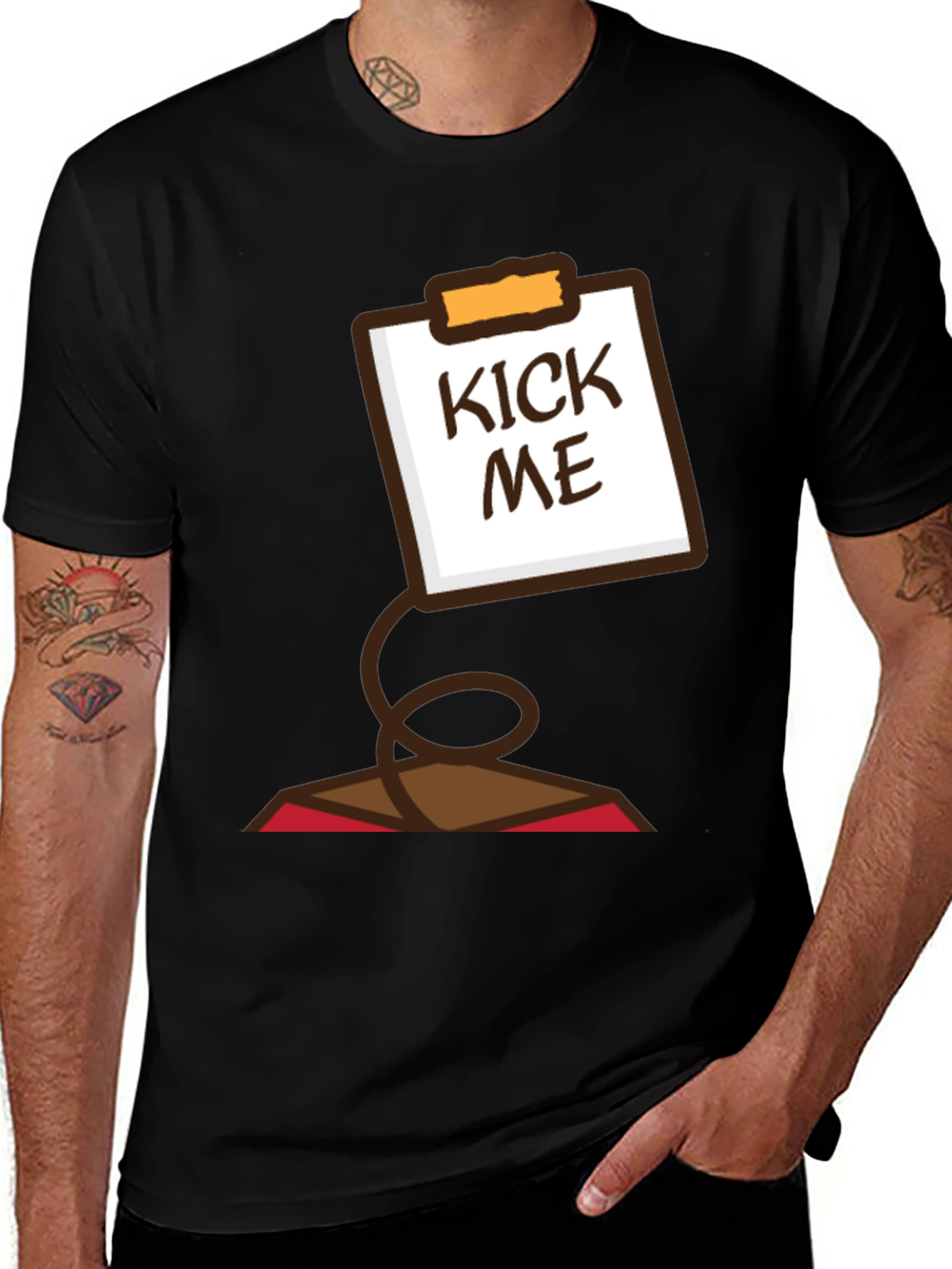 Kick Me Sign Prank T-Shirt