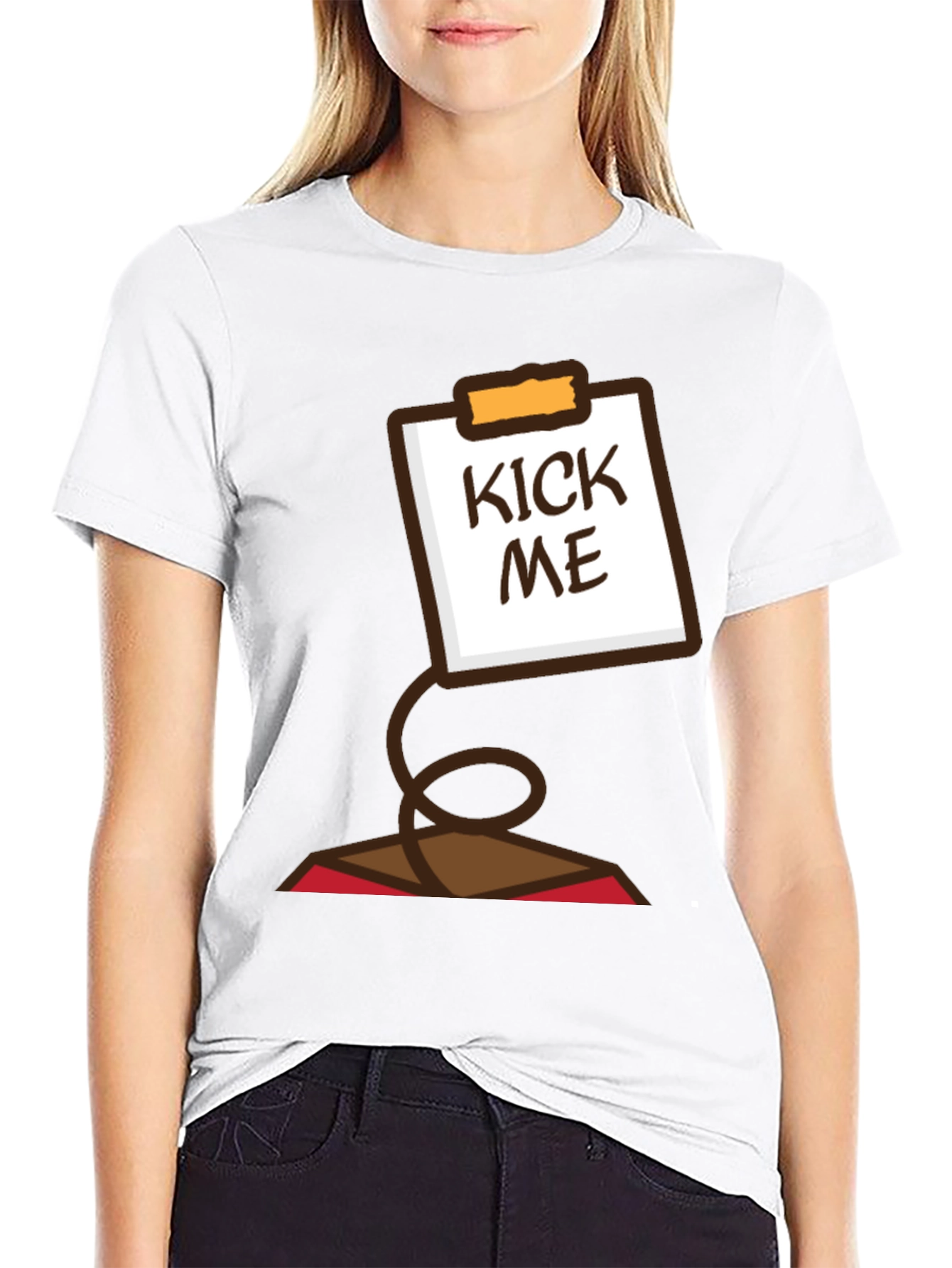 Kick Me Sign Prank T-Shirt