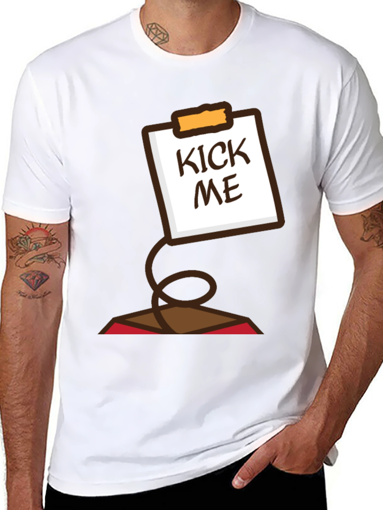 Kick Me Sign Prank T-Shirt