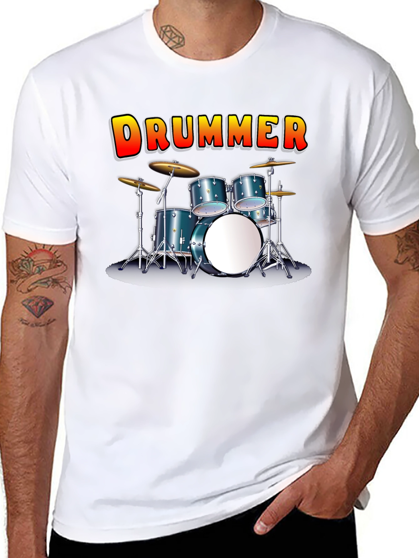 Drummer T-Shirt - Music Lover Tee