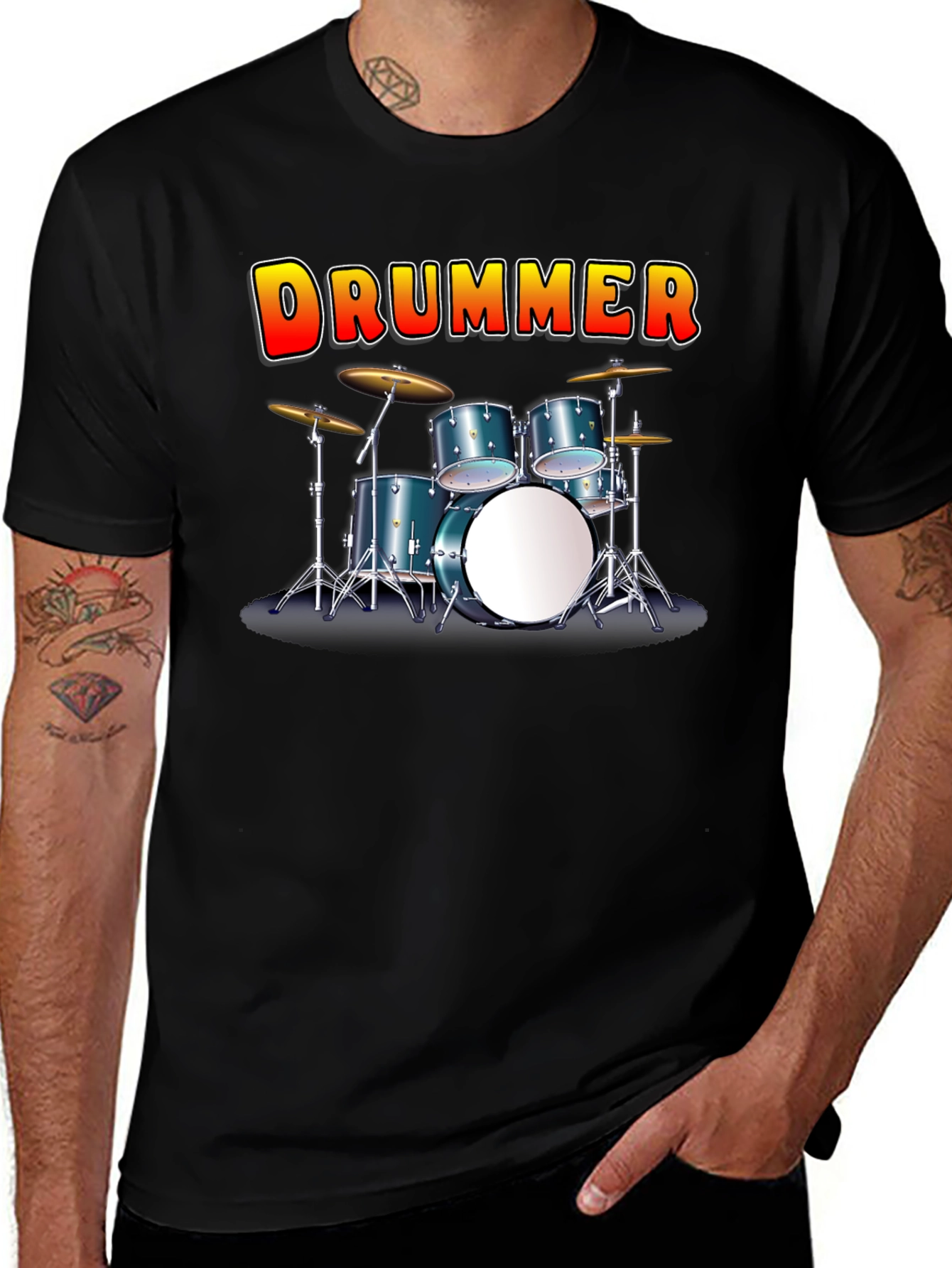 Drummer T-Shirt - Music Lover Tee