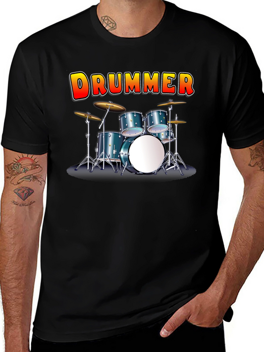 Drummer T-Shirt - Music Lover Tee
