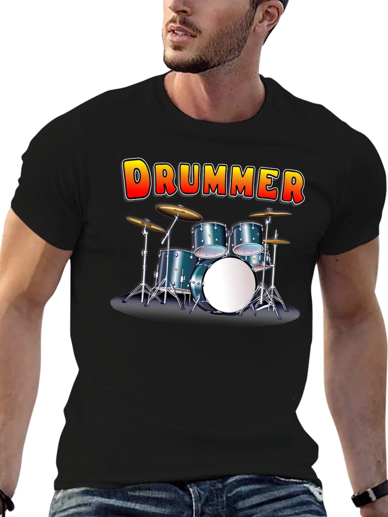 Drummer T-Shirt - Music Lover Tee
