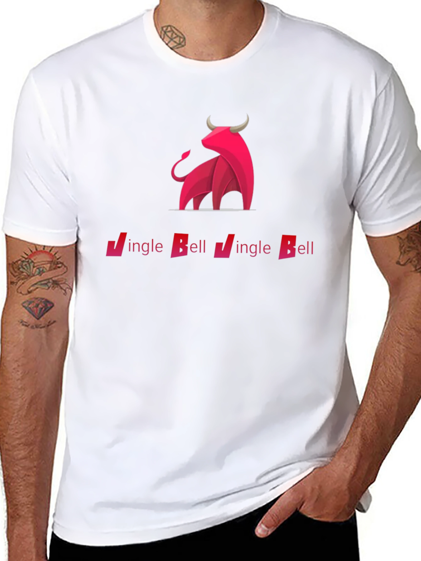 Jingle Bull Graphic Tee - Holiday Edition