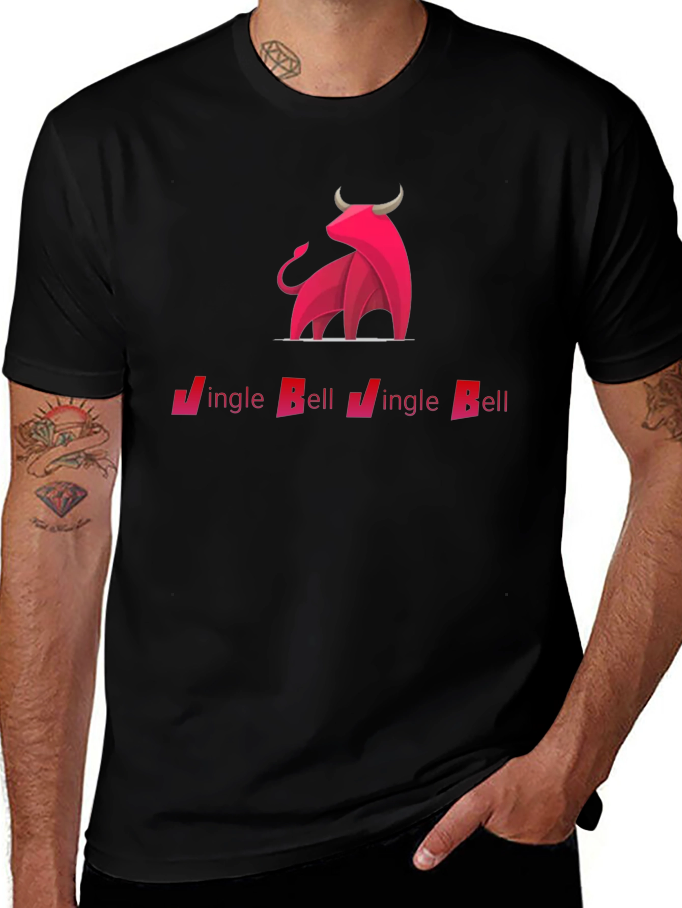 Jingle Bull Graphic Tee - Holiday Edition