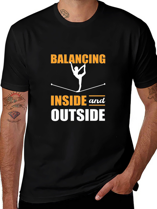 Balancing Inside and Outside Graphic Tee