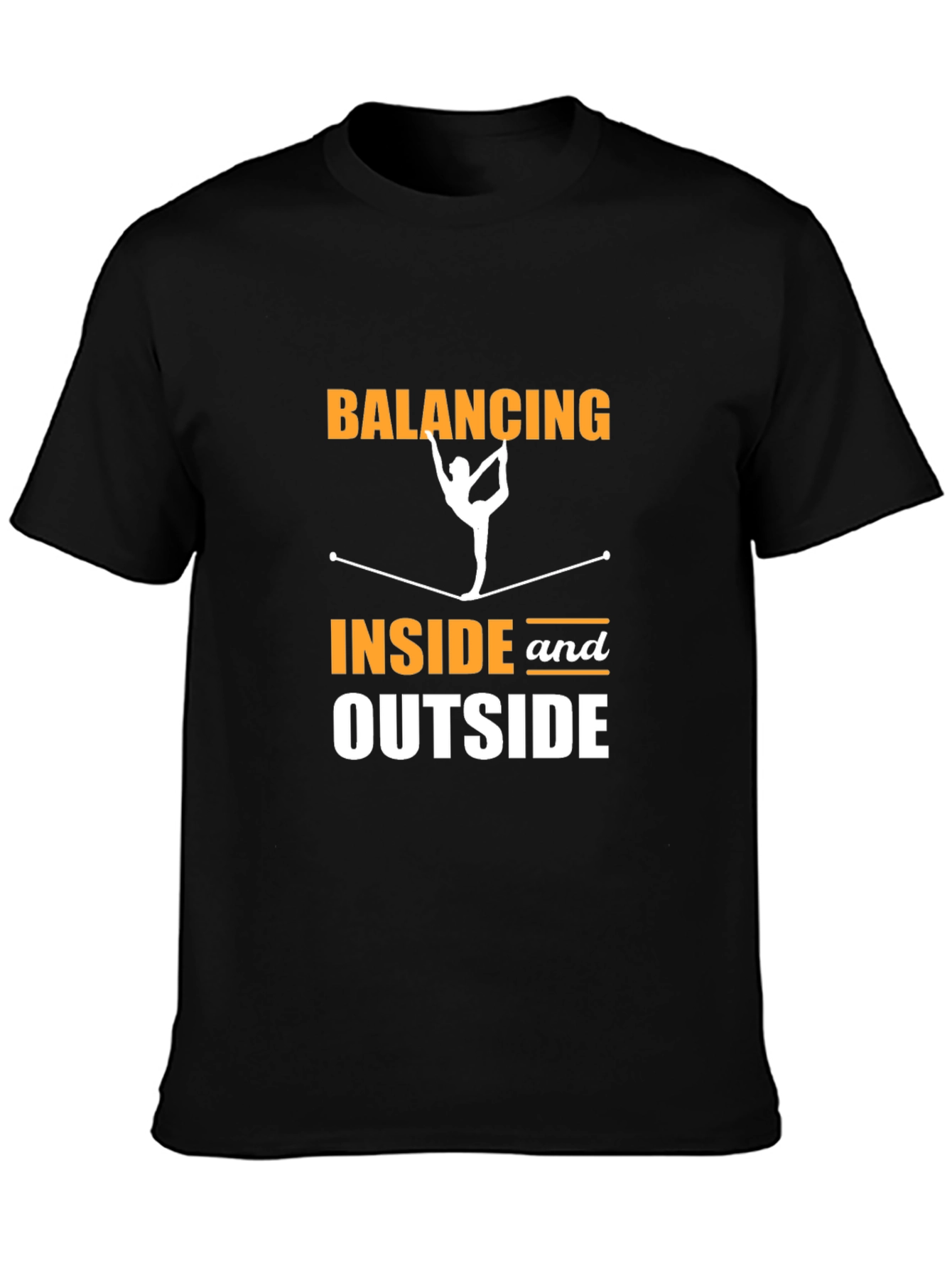 Balancing Inside and Outside Graphic Tee