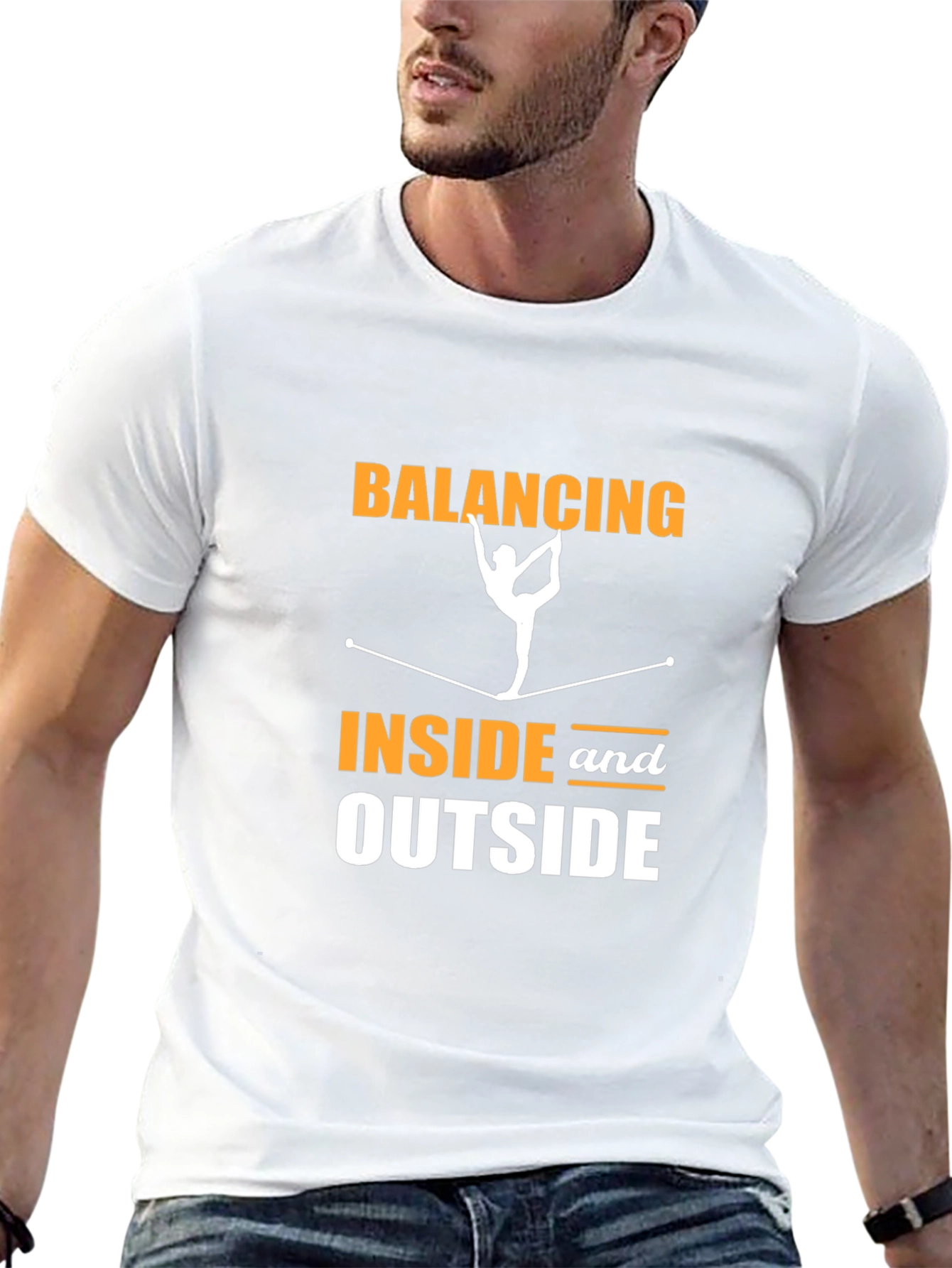 Balancing Inside and Outside Graphic Tee