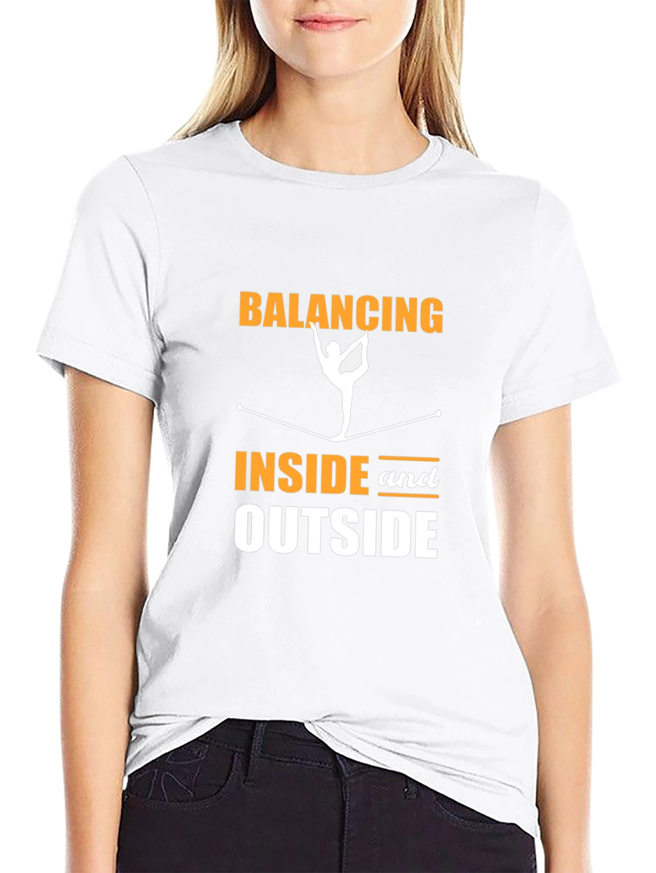 Balancing Inside and Outside Graphic Tee