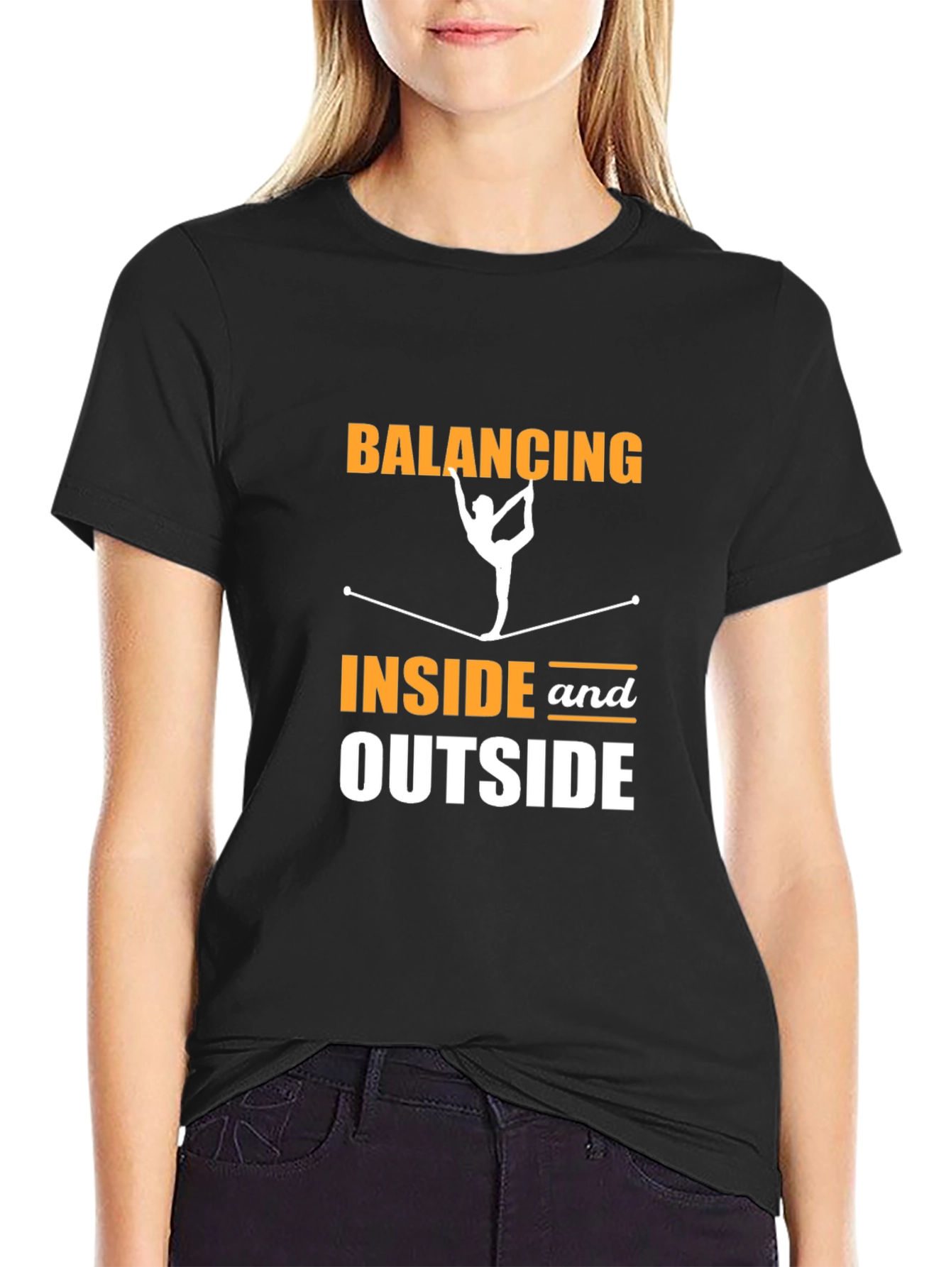 Balancing Inside and Outside Graphic Tee