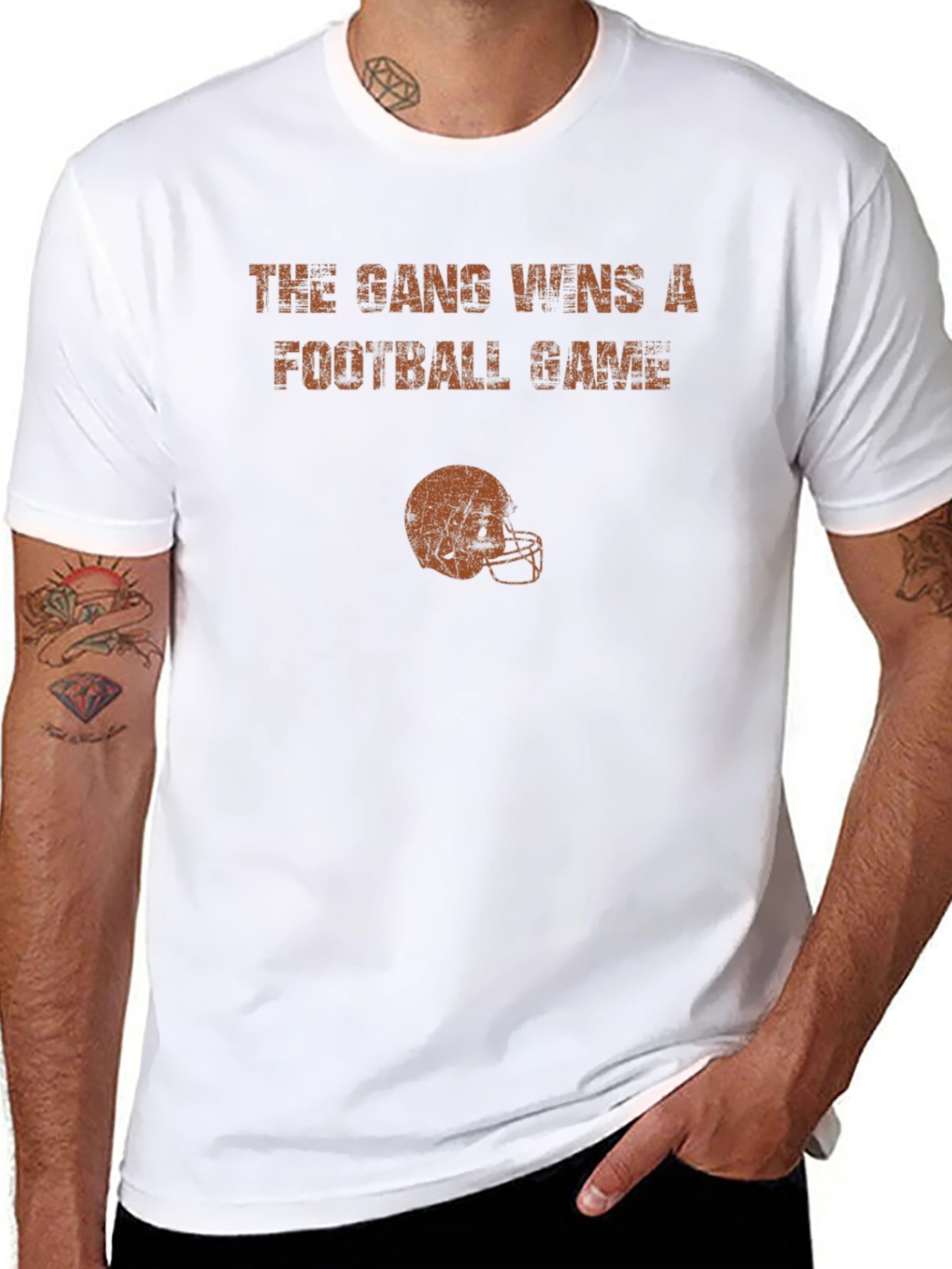 The Gang Wins Football T-Shirt