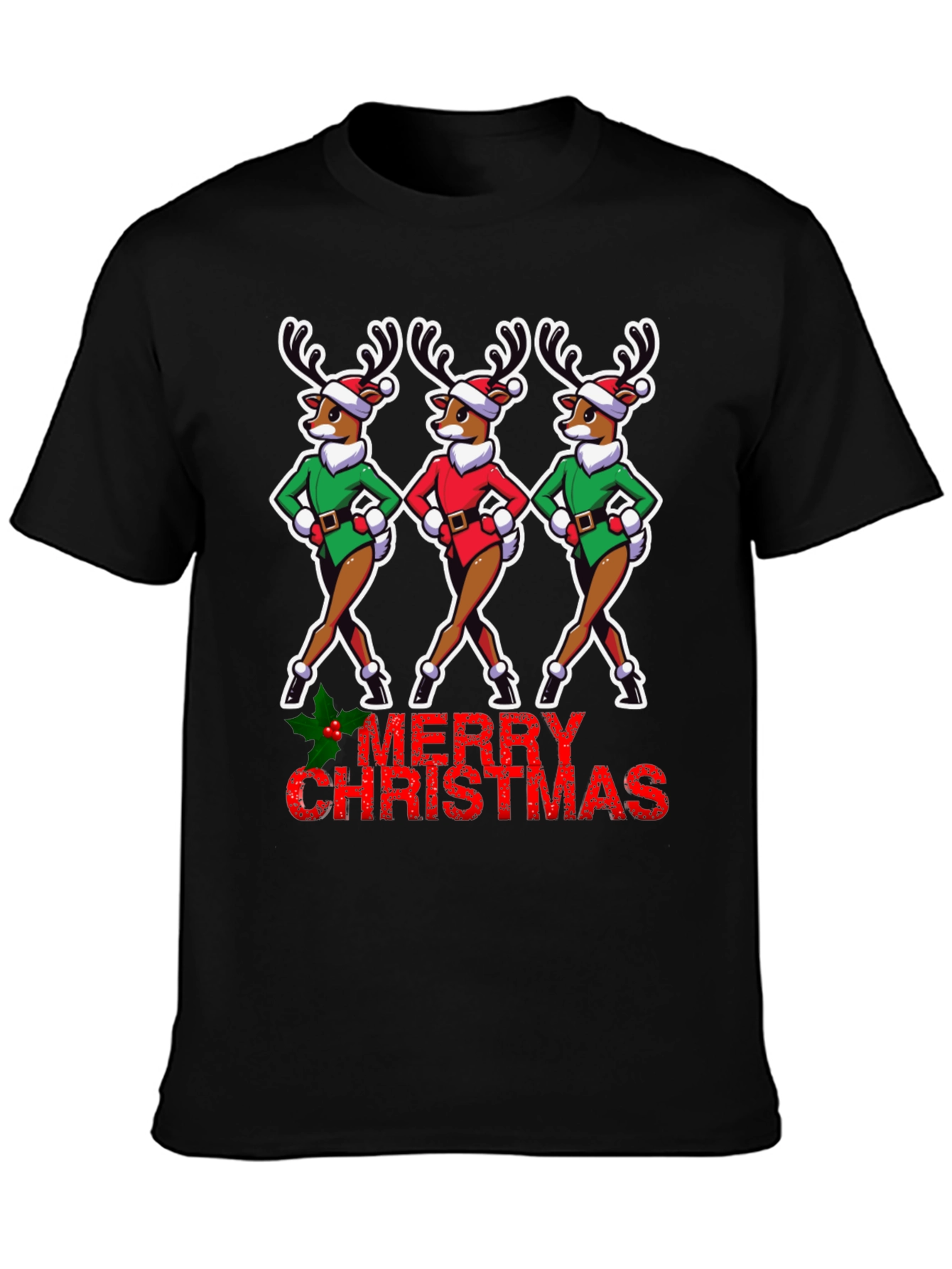 Merry Christmas Reindeer T-Shirt