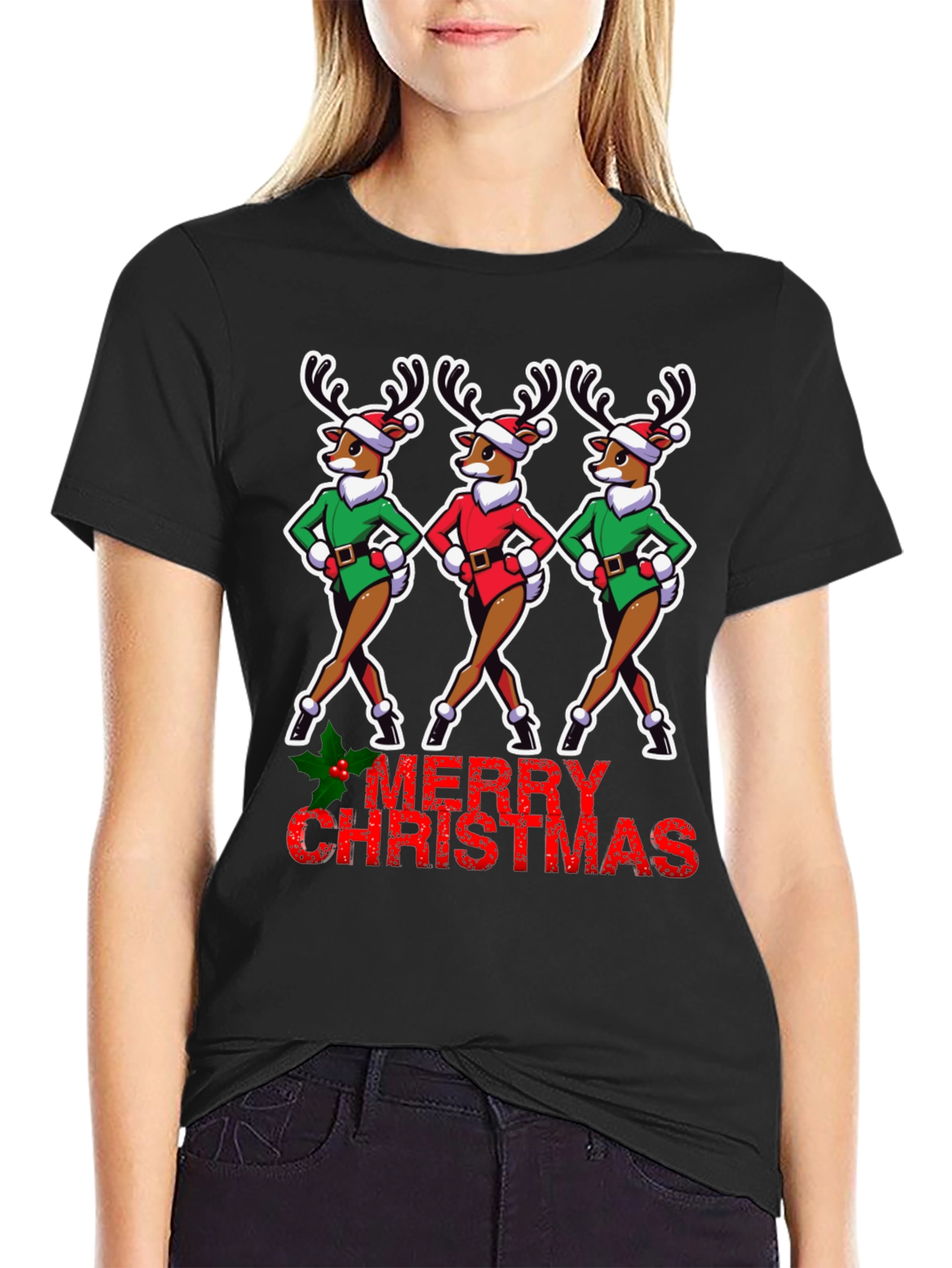 Merry Christmas Reindeer T-Shirt
