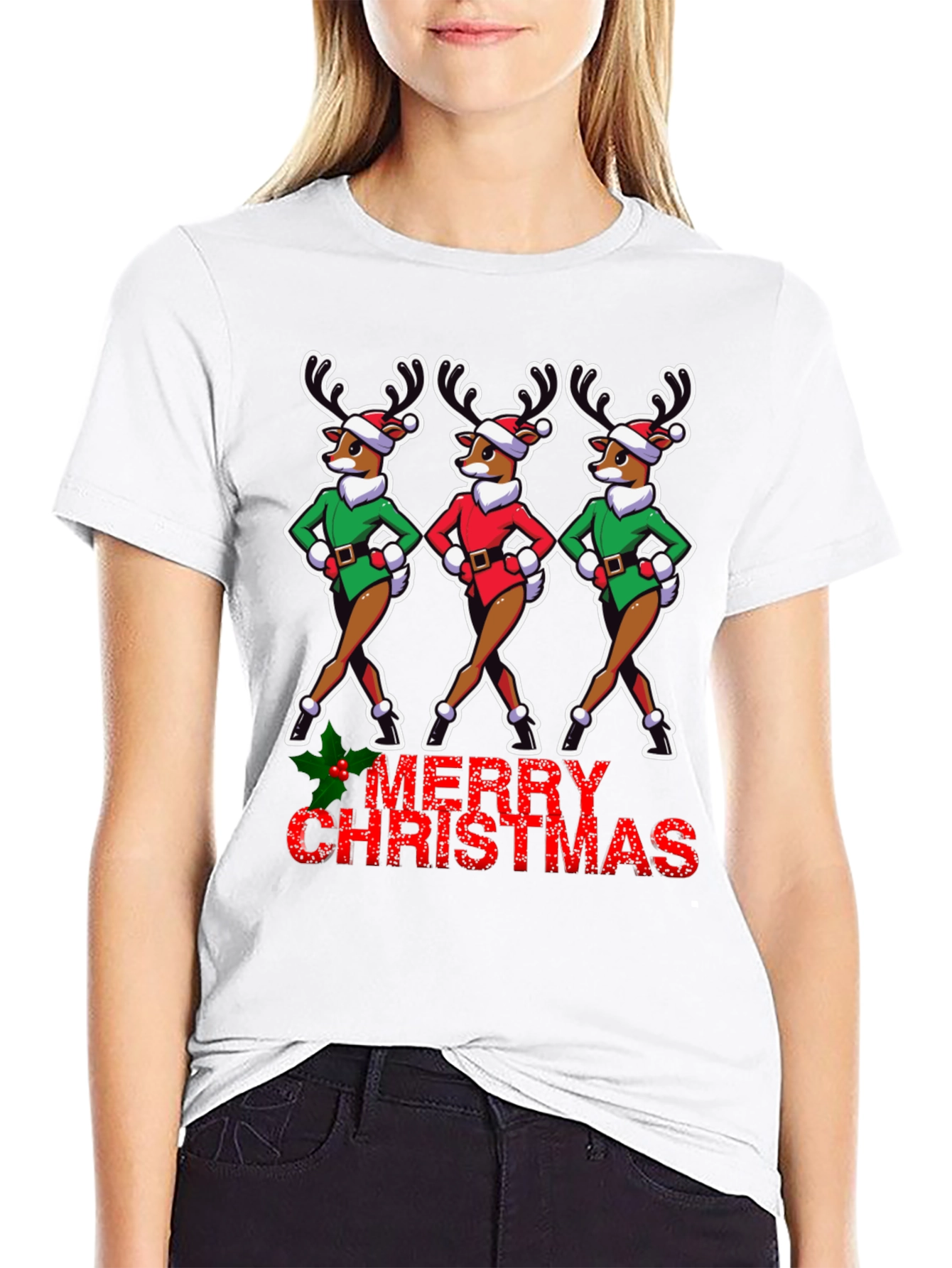Merry Christmas Reindeer T-Shirt