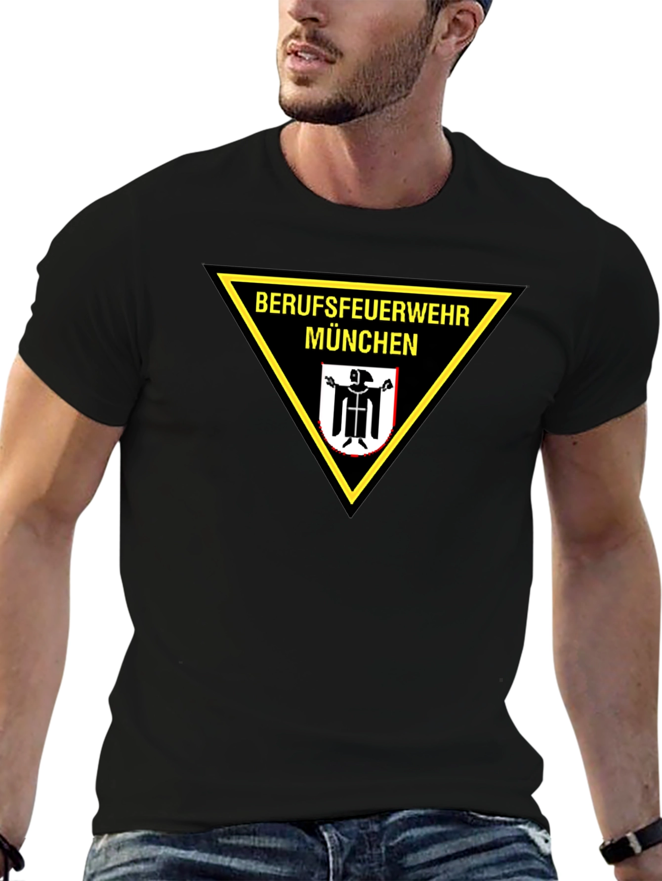 Berufsfeuerwehr München T-Shirt - Firefighter Munich Germany Tee