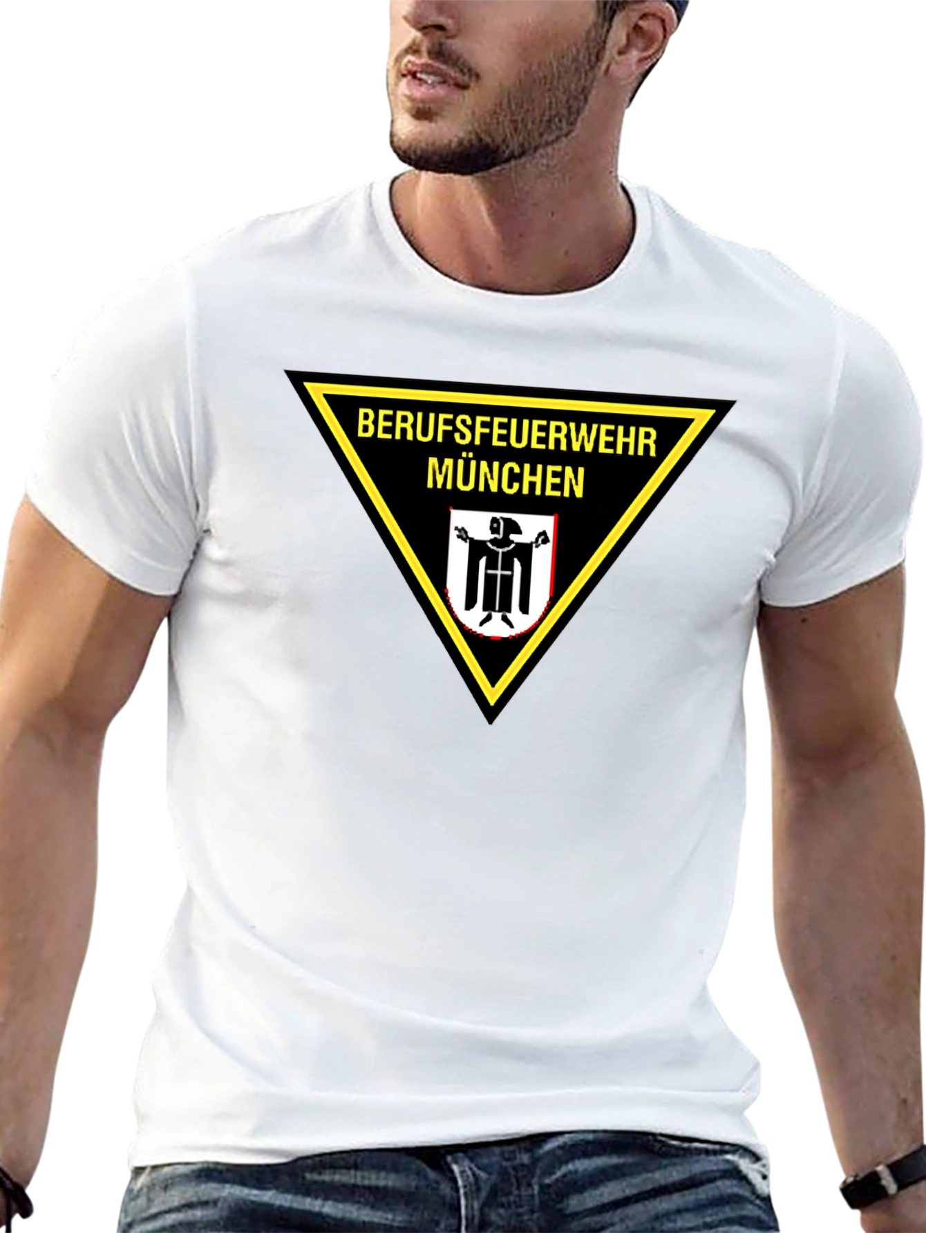 Berufsfeuerwehr München T-Shirt - Firefighter Munich Germany Tee