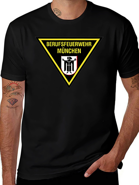Berufsfeuerwehr München T-Shirt - Firefighter Munich Germany Tee