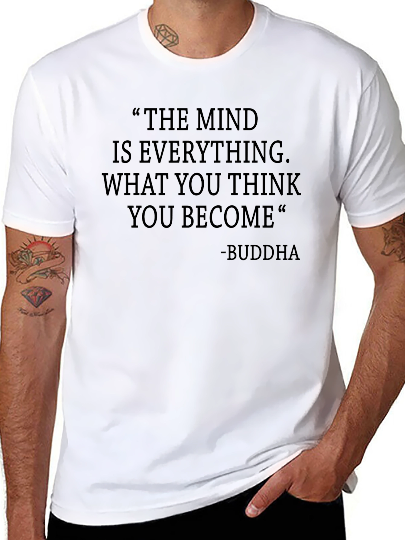 Inspirational Buddha Quote Graphic Tee