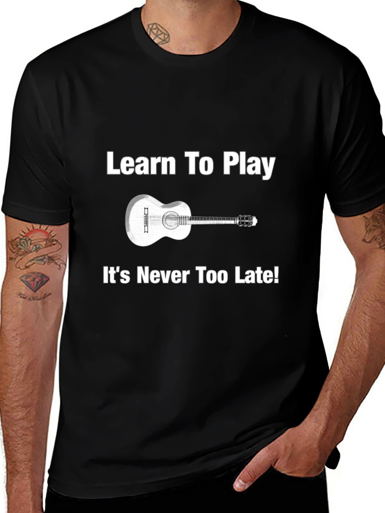 Learn To Play Guitar Graphic T-Shirt