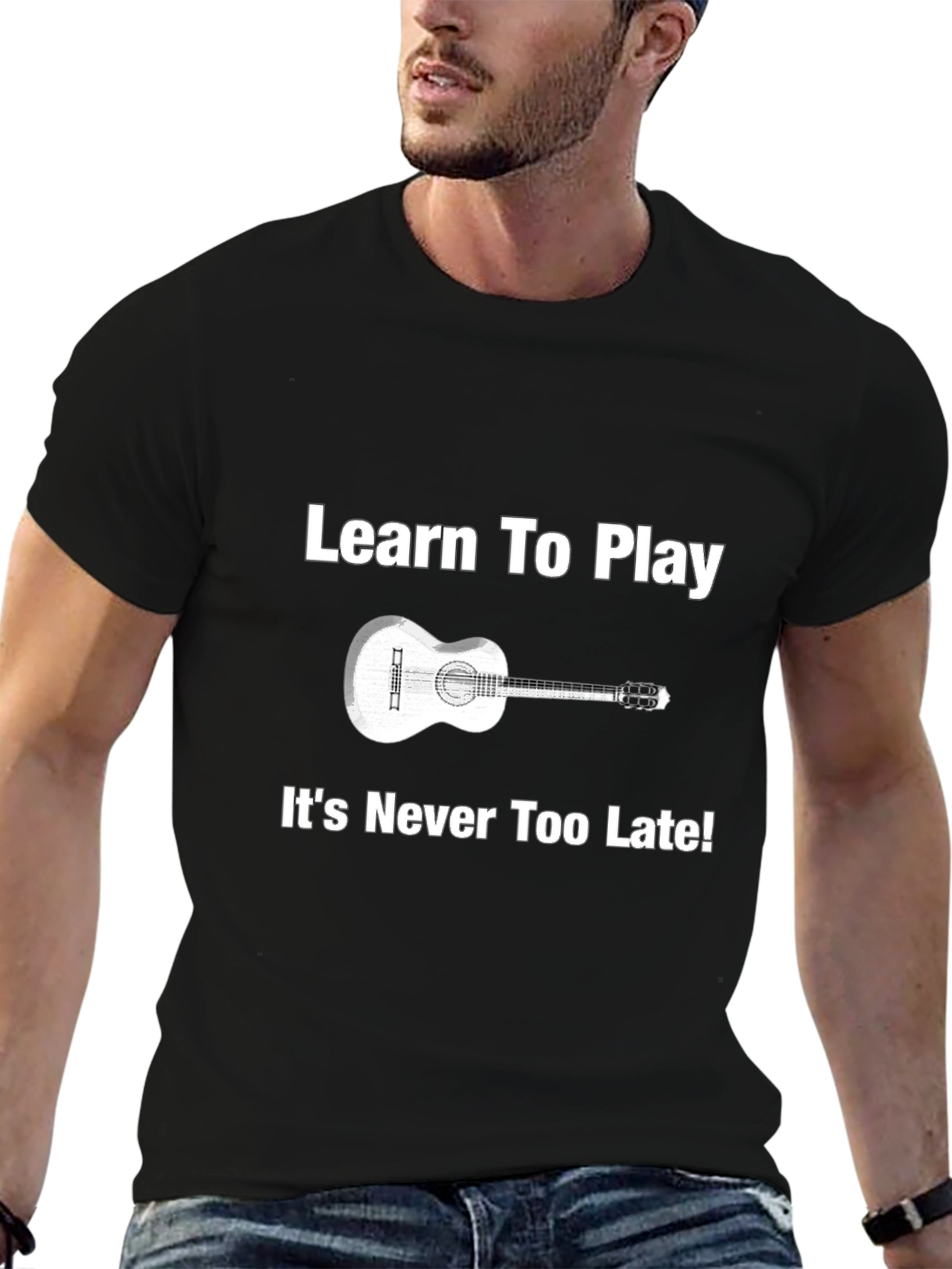 Learn To Play Guitar Graphic T-Shirt