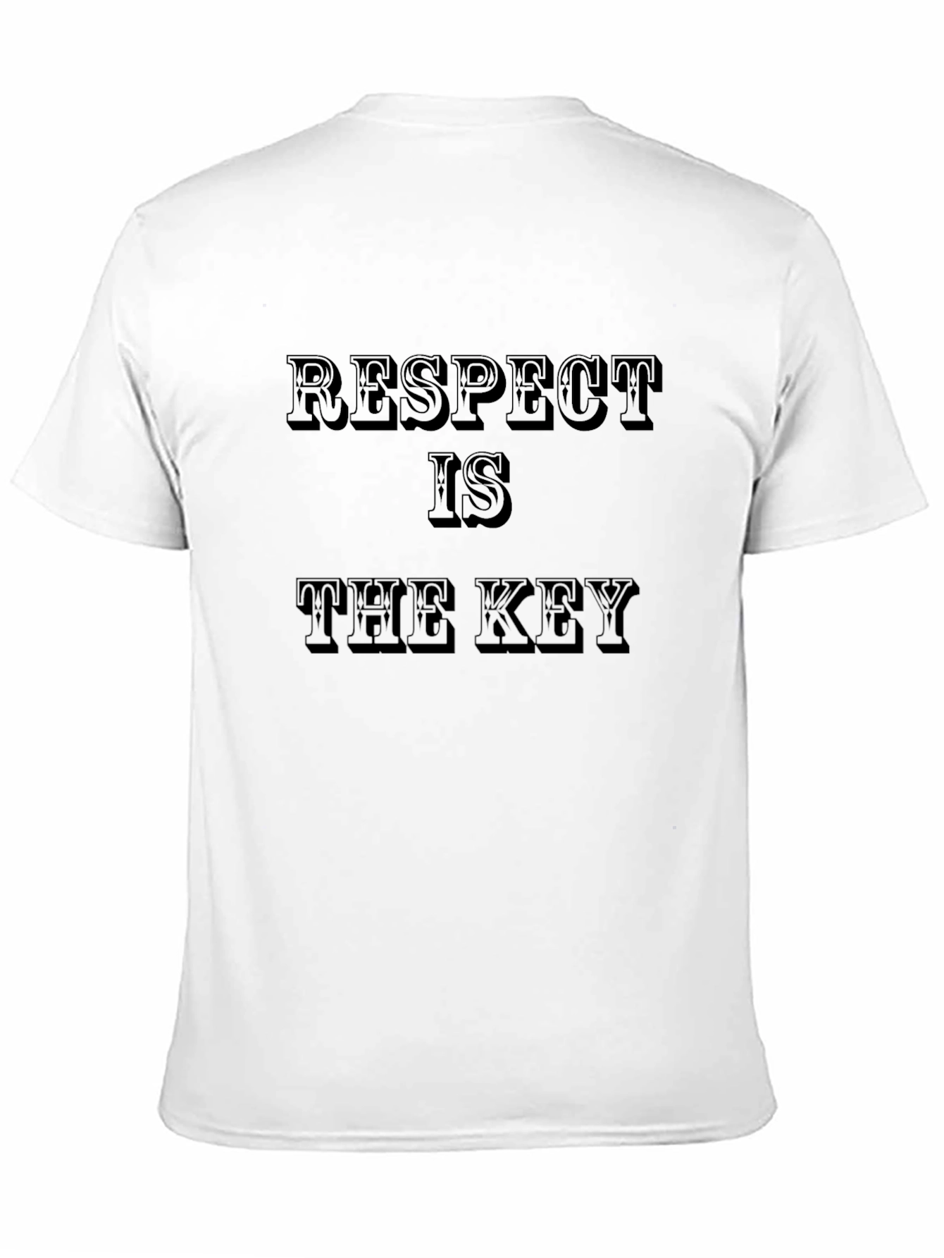 Respect is the Key T-Shirt - Menswear