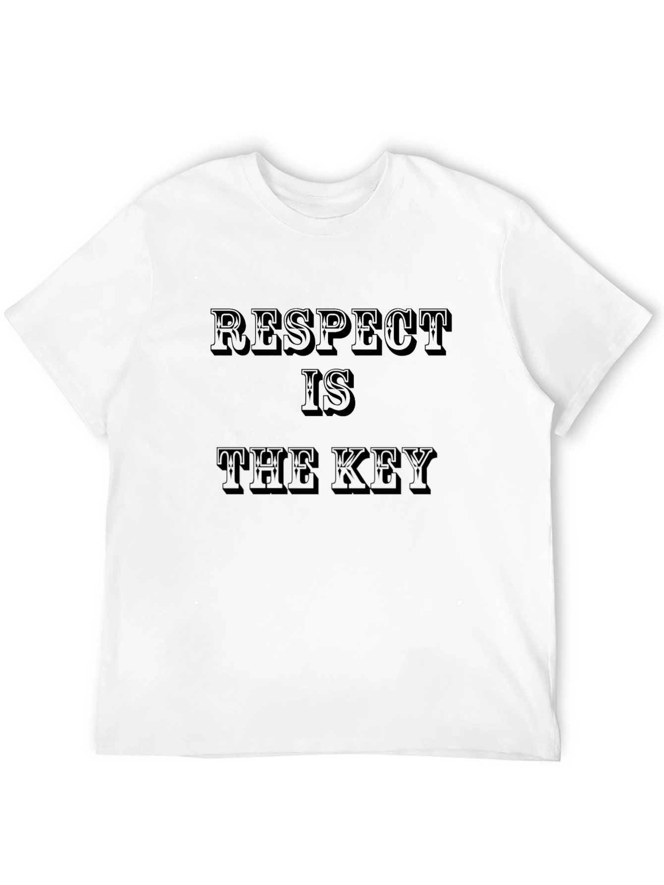 Respect is the Key T-Shirt - Menswear