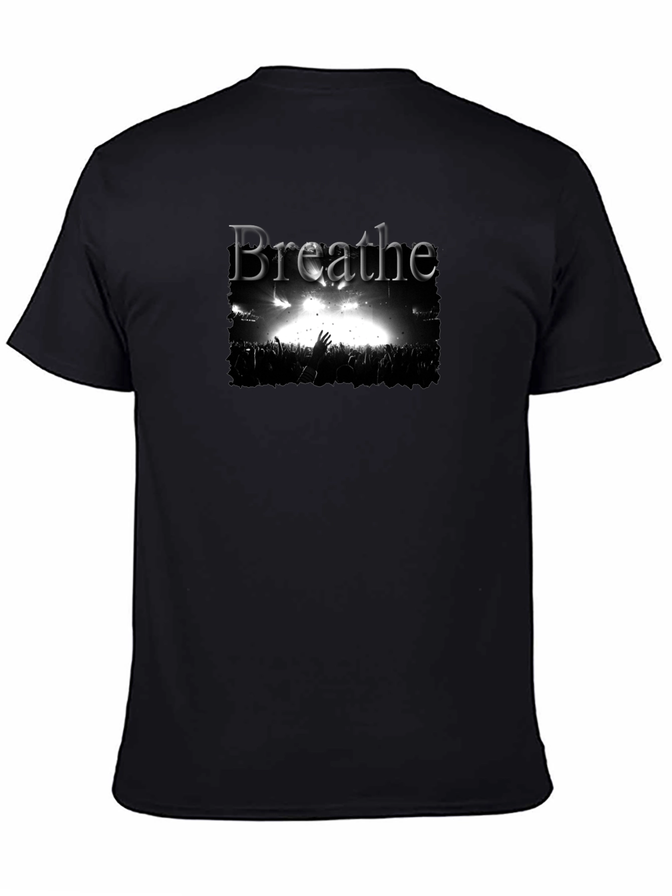 Breathe Concert Graphic Black T-Shirt