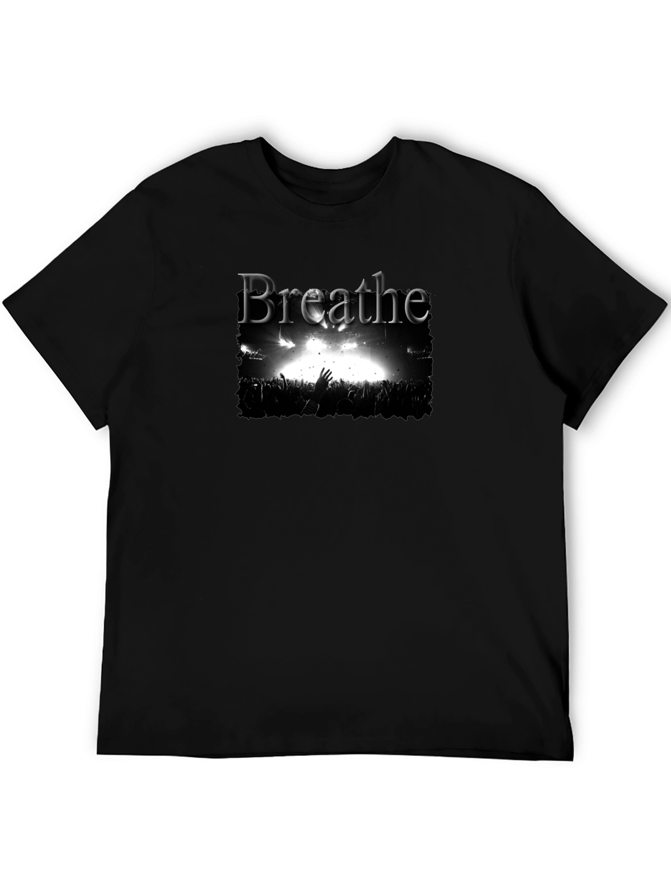 Breathe Concert Graphic Black T-Shirt
