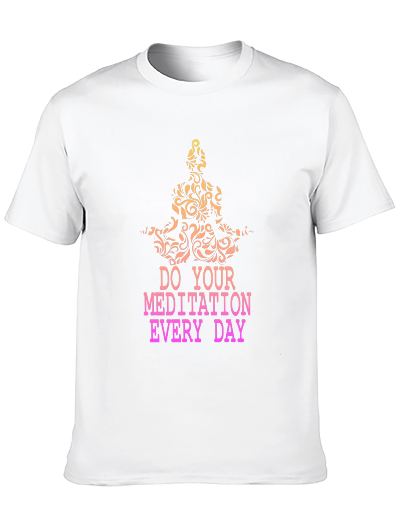 Meditate Daily Black Graphic Tee