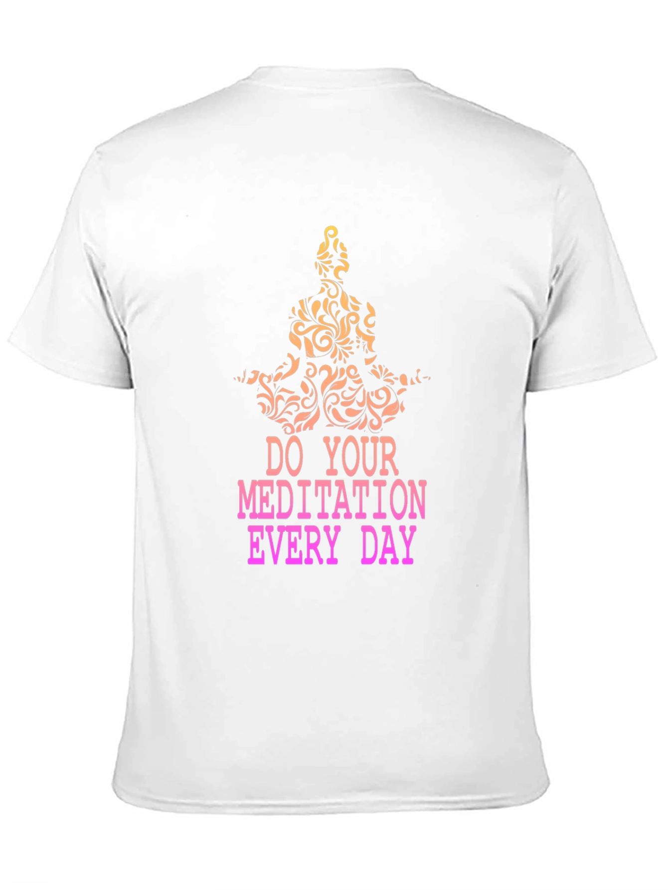 Meditate Daily Black Graphic Tee