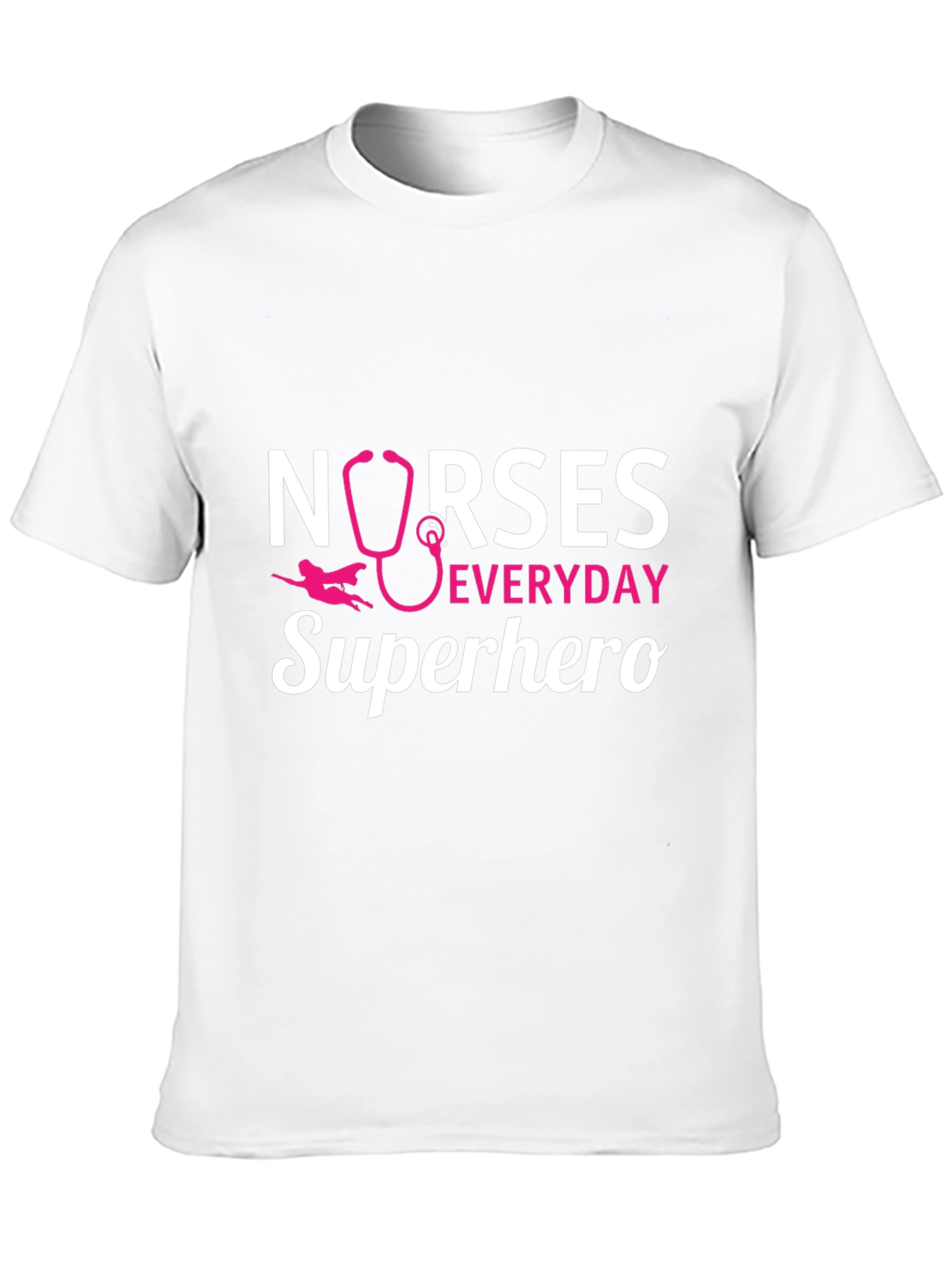 Nurses Everyday Superhero T-Shirt - Black