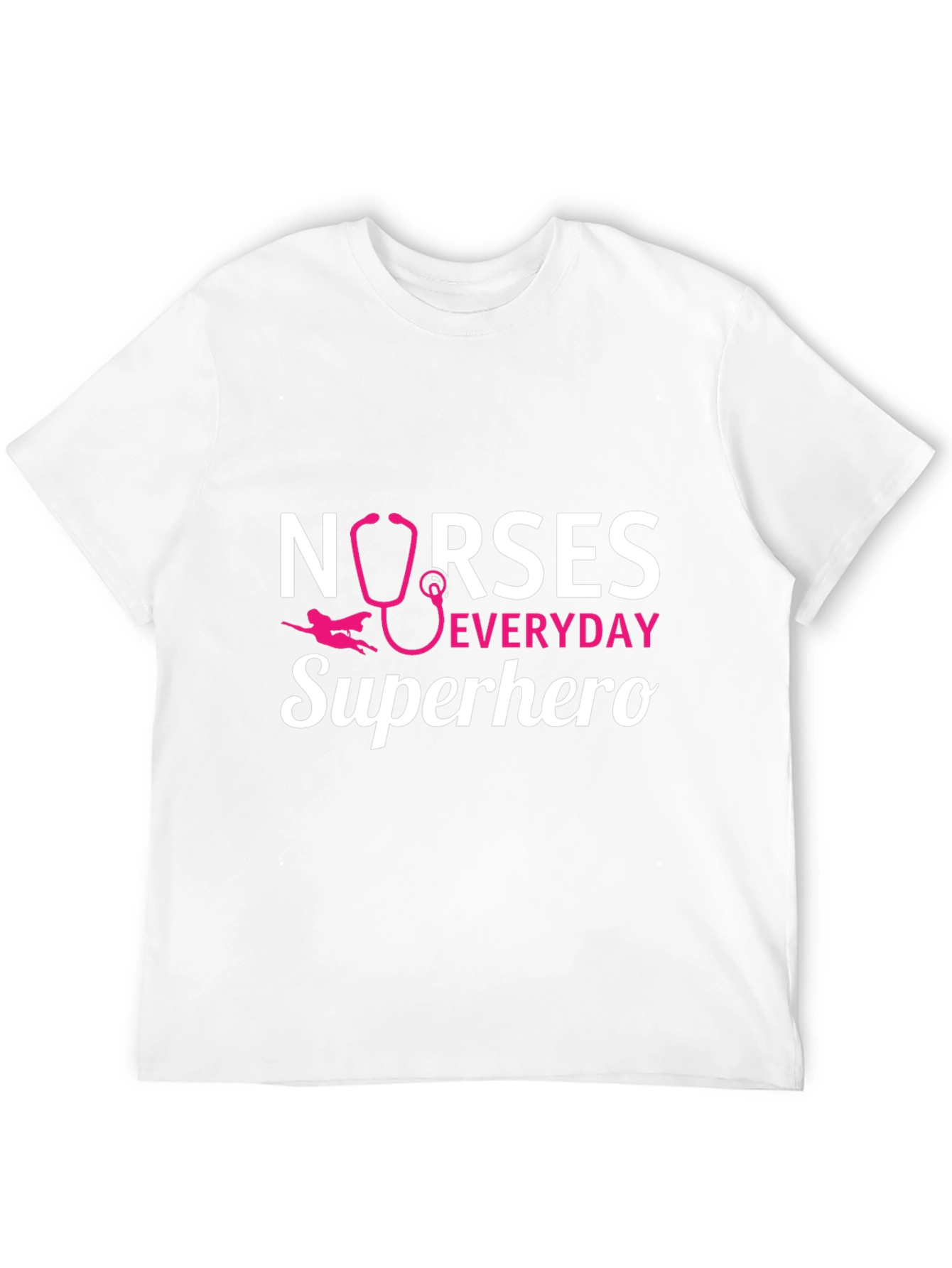 Nurses Everyday Superhero T-Shirt - Black