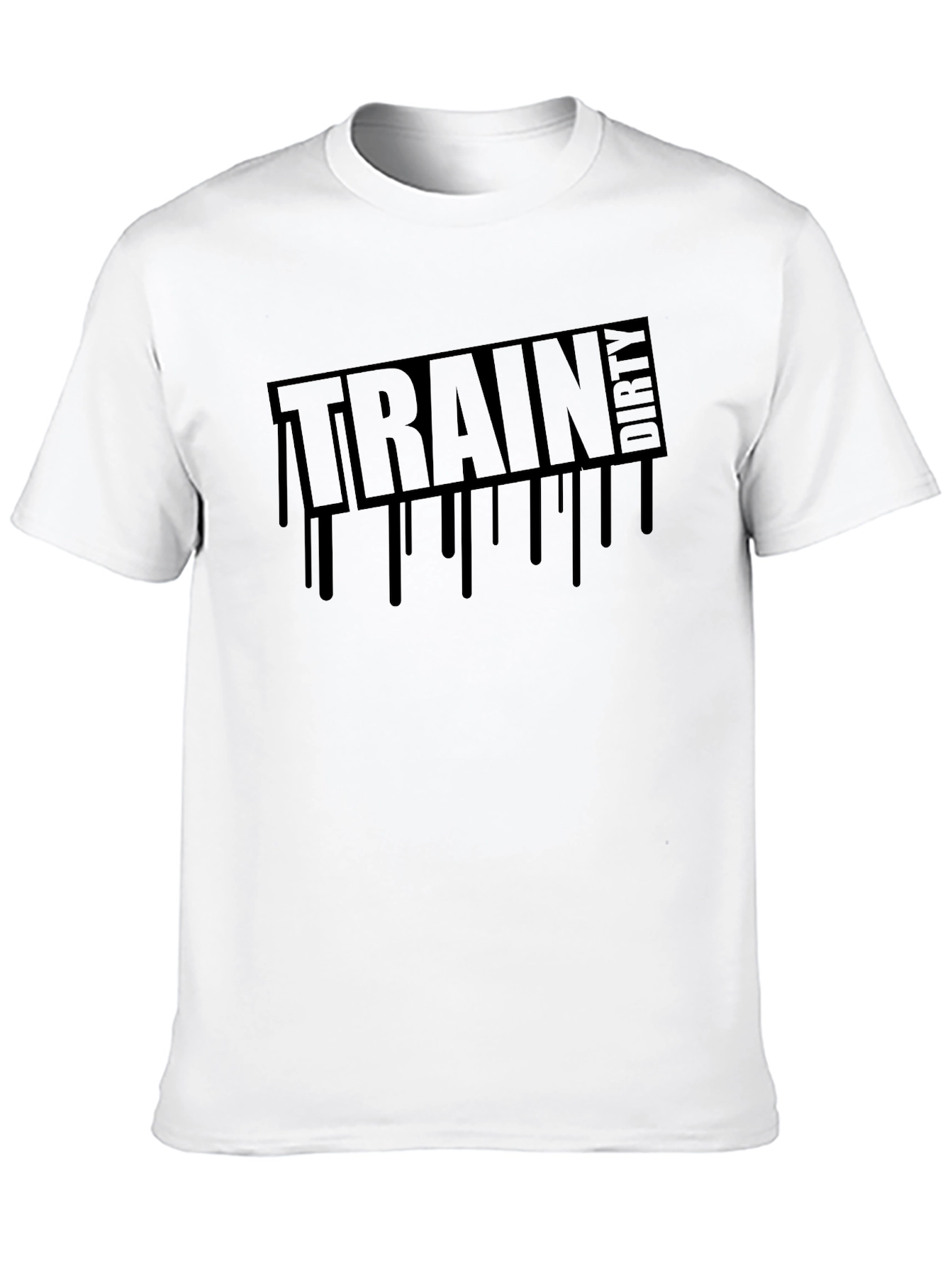 Train Dirty Black Graphic Tee