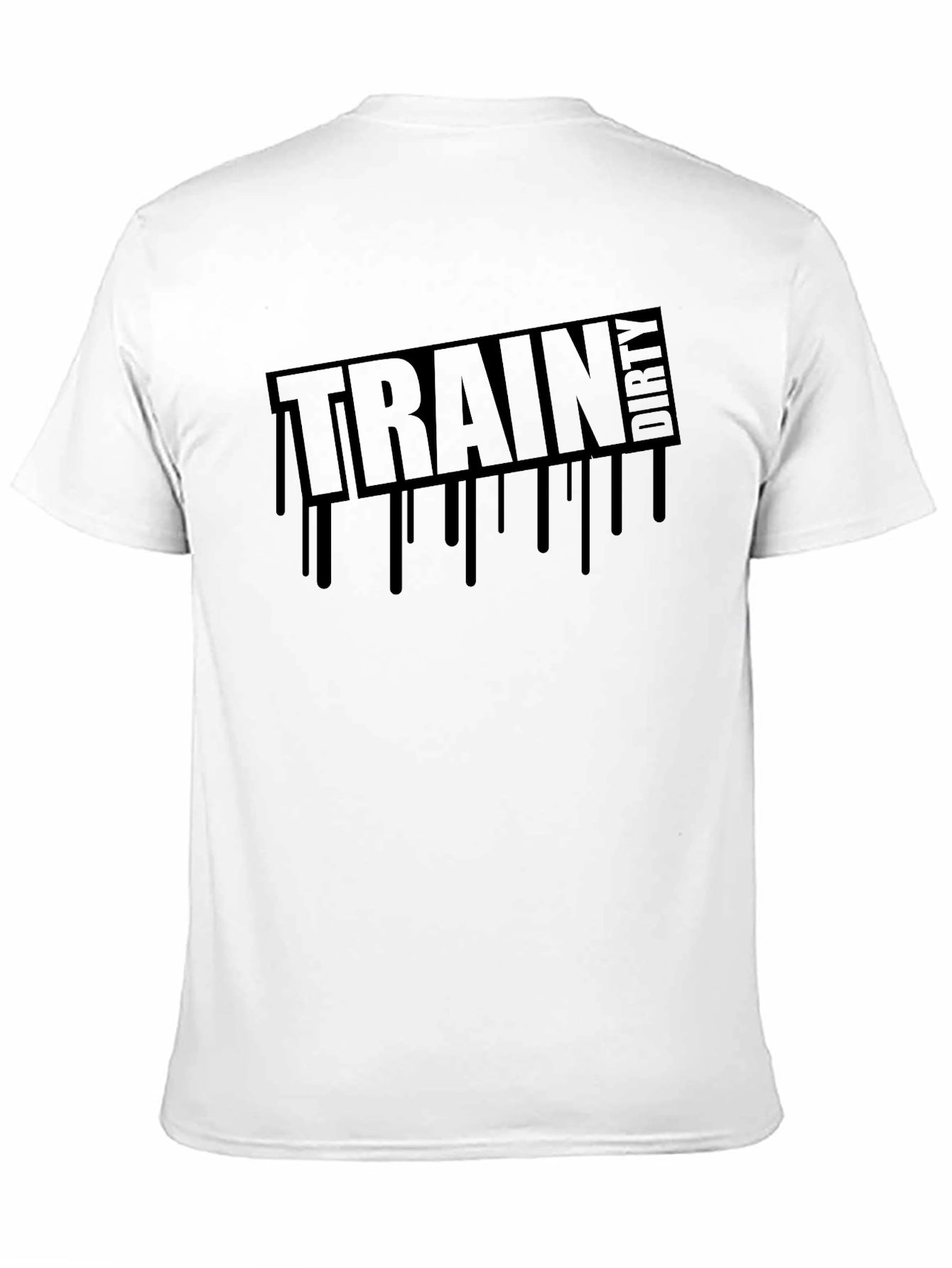 Train Dirty Black Graphic Tee