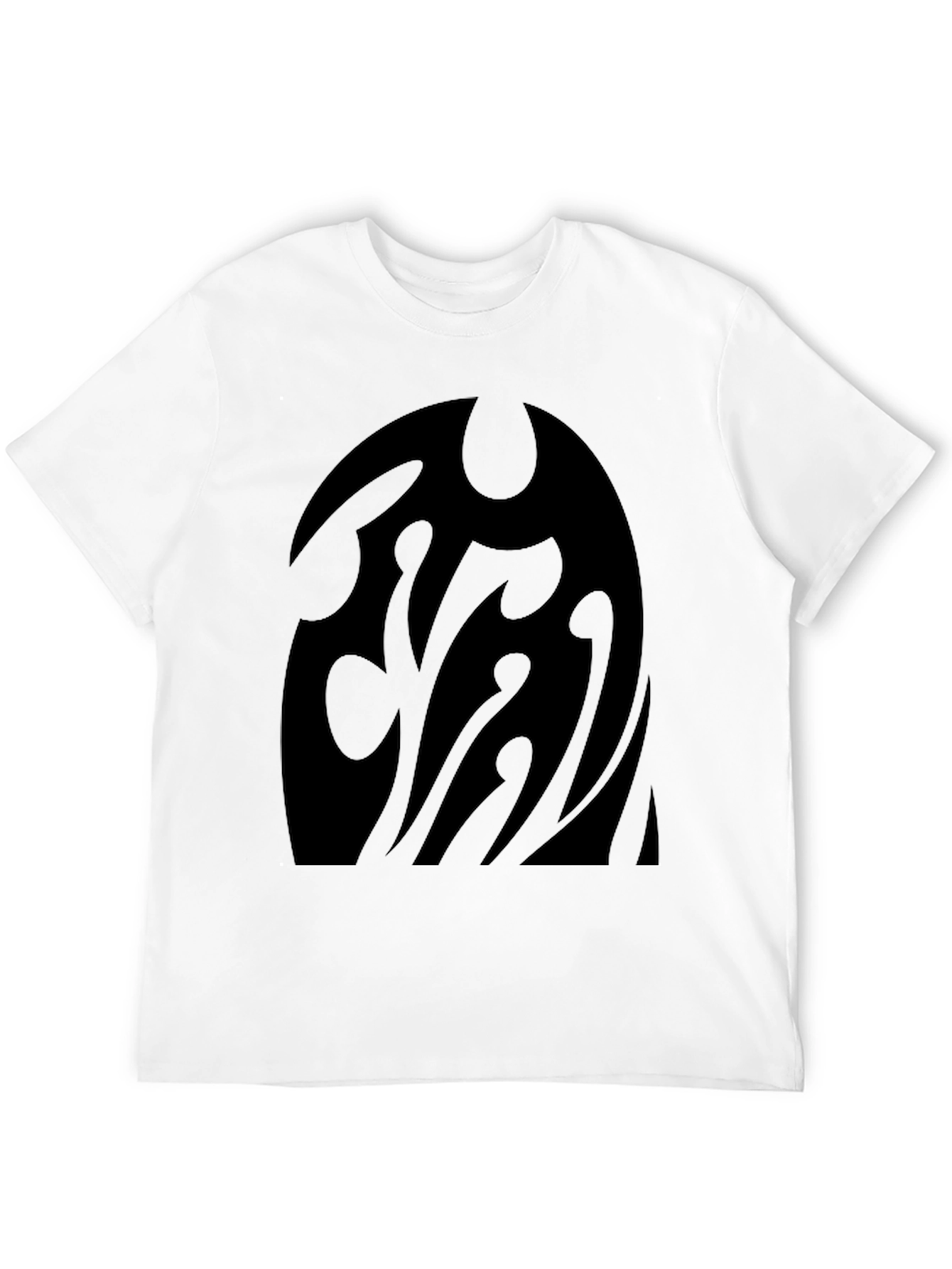 Black Graphic Tee - Abstract Dark Design T-Shirt