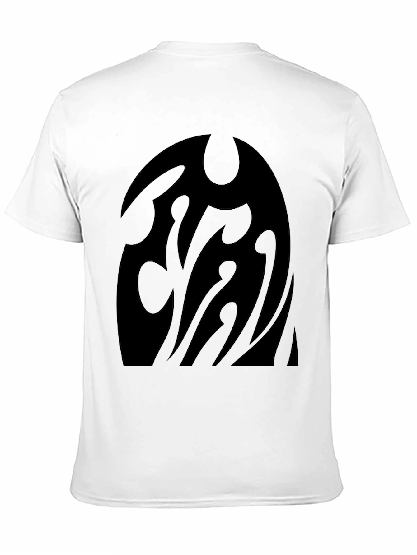 Black Graphic Tee - Abstract Dark Design T-Shirt