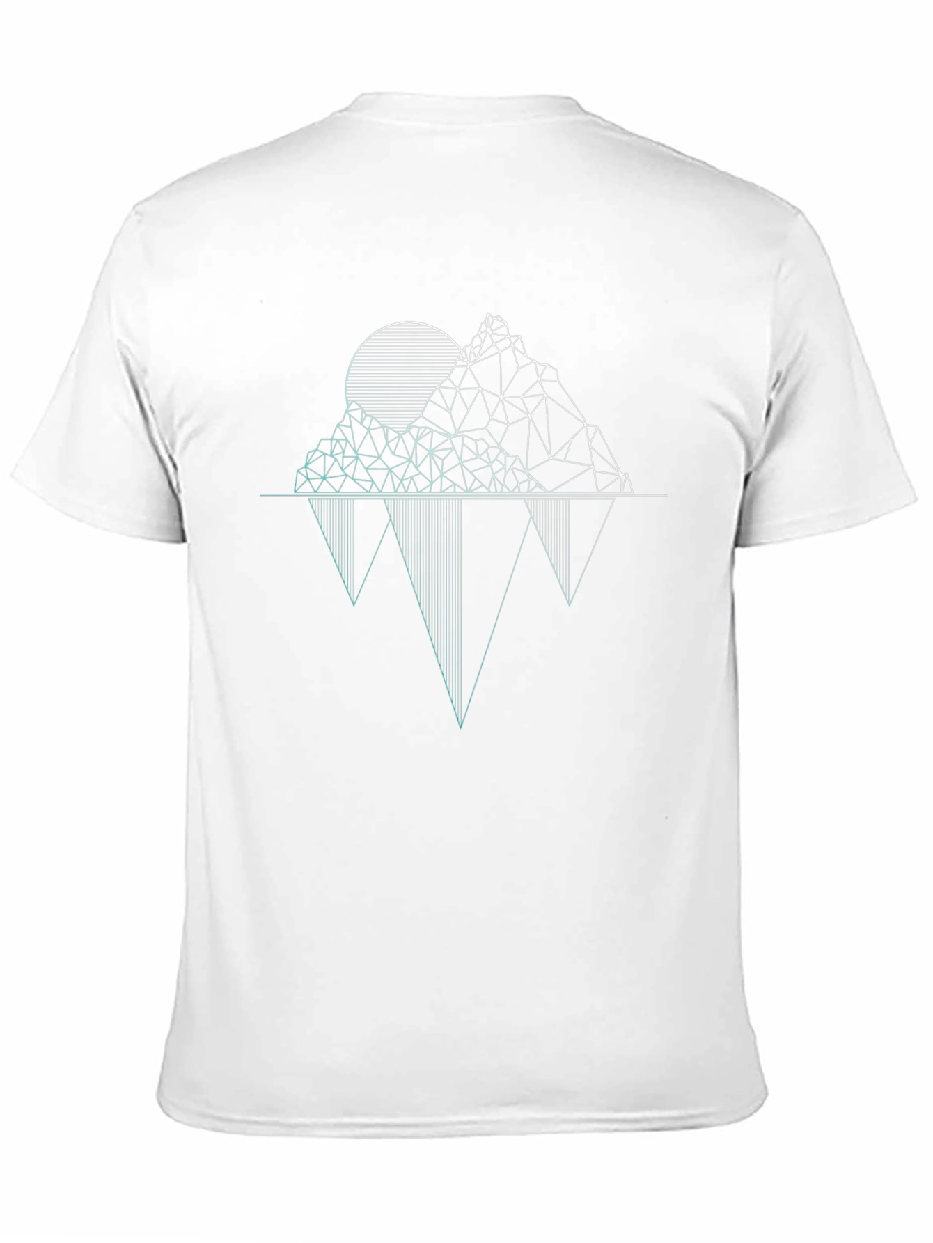Geometric Mountainscape Graphic Tee
