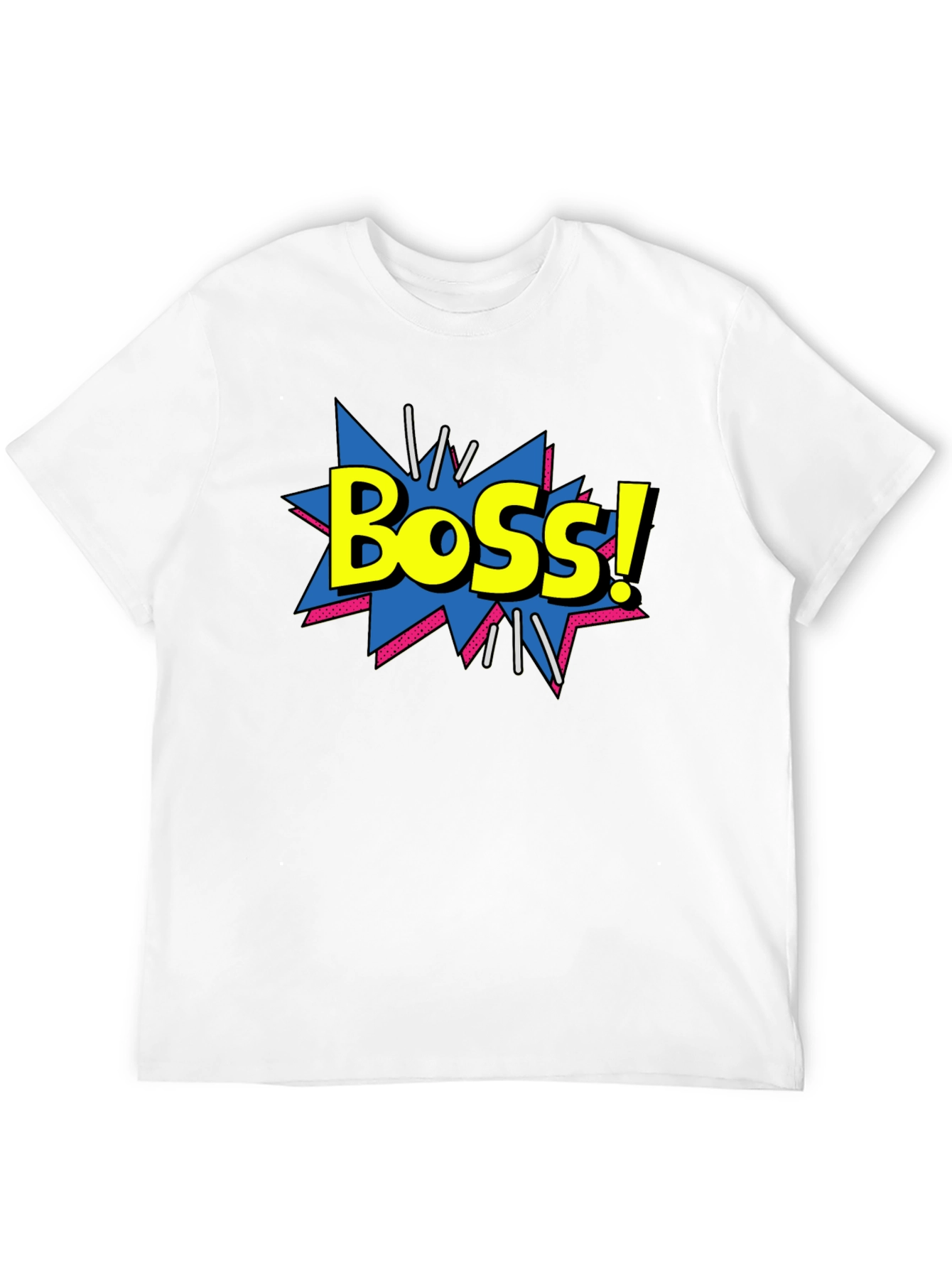 Boss! Graphic Black T-Shirt - Power Up Your Style