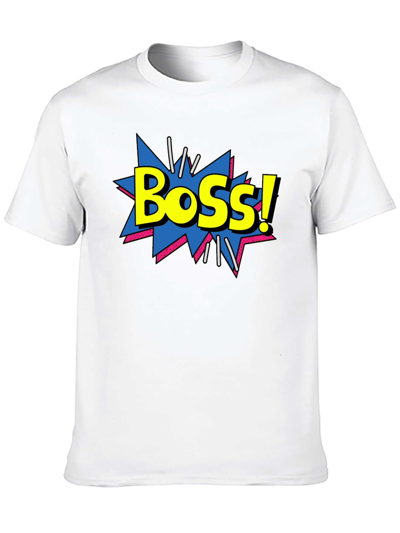 Boss! Graphic Black T-Shirt - Power Up Your Style