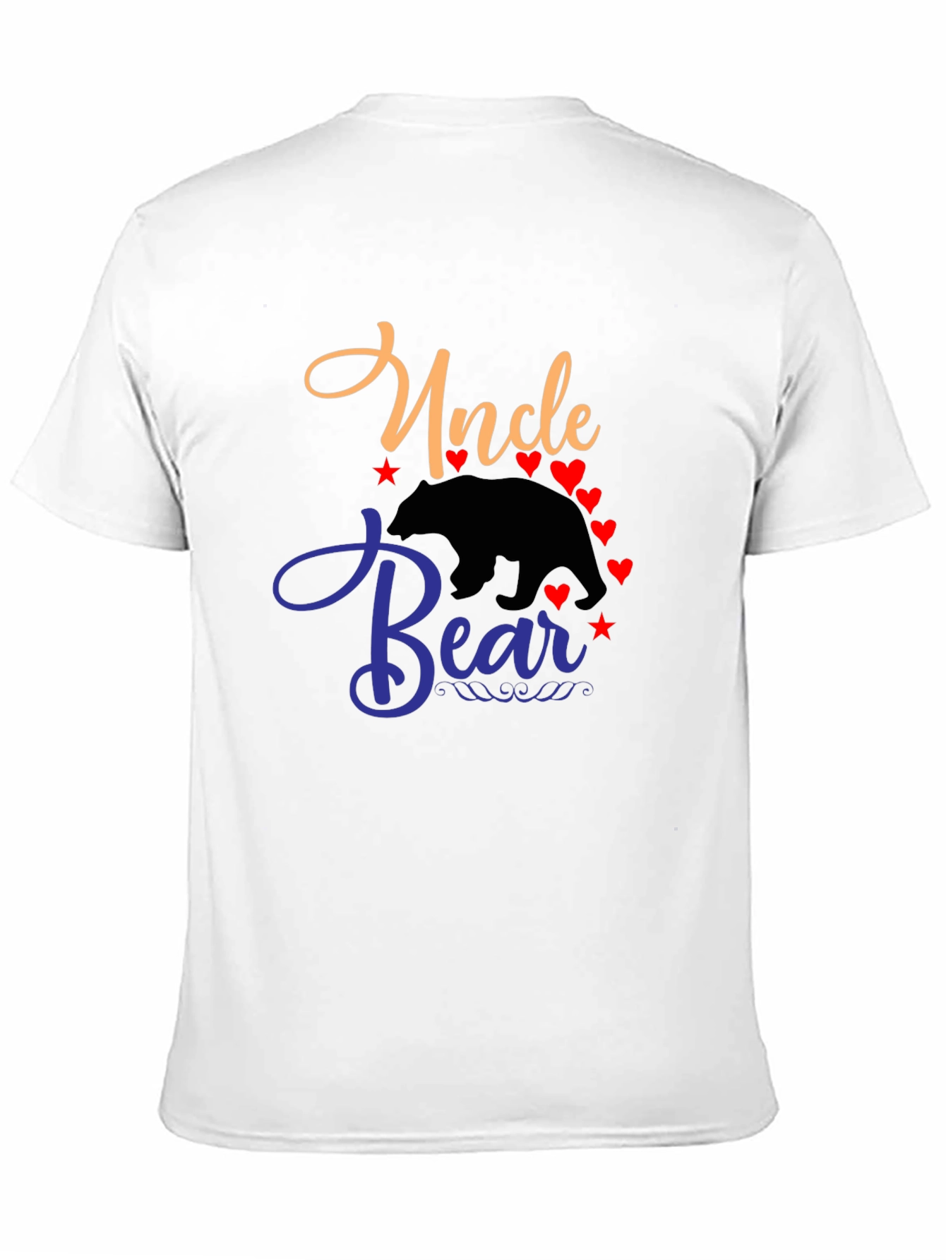 Uncle Bear T-Shirt - Mens Black Tee