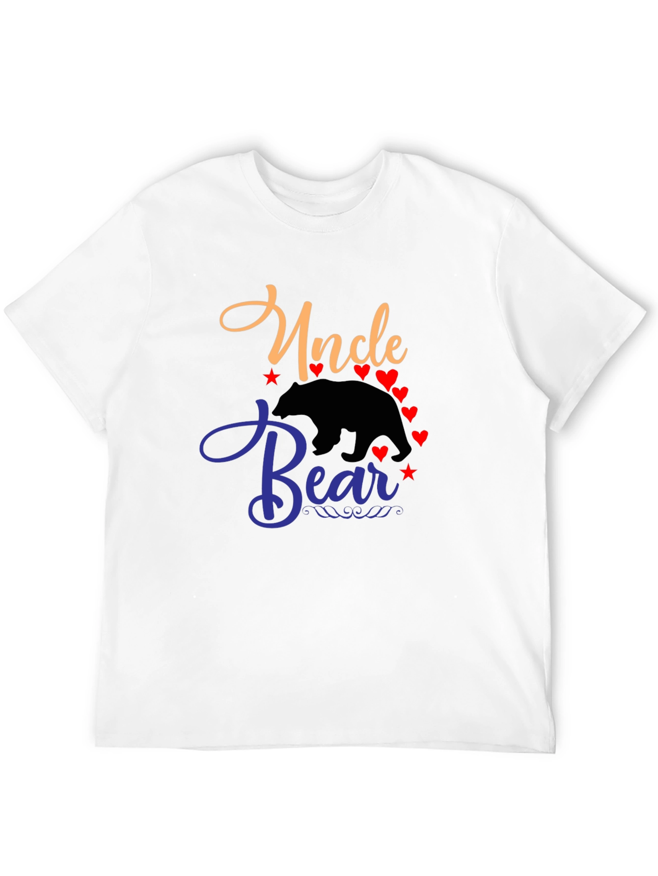 Uncle Bear T-Shirt - Mens Black Tee