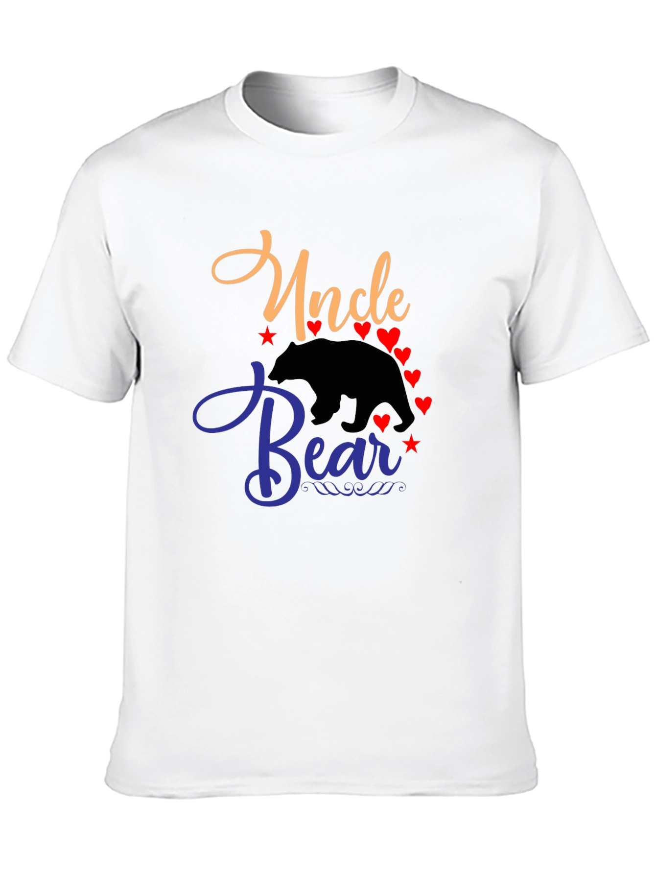 Uncle Bear T-Shirt - Mens Black Tee