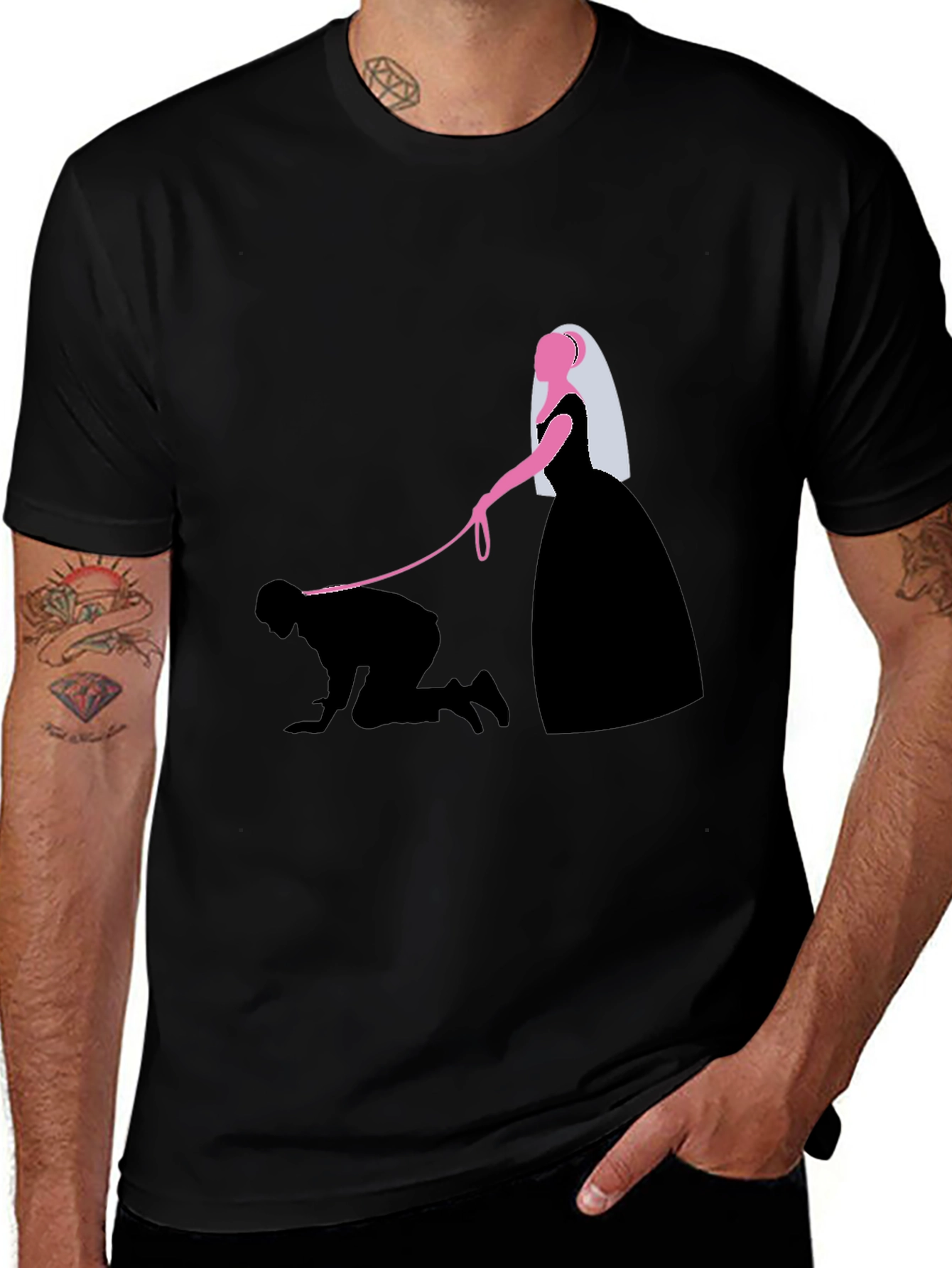 Bride & Groom T-Shirt: Humorous Wedding Graphic Tee